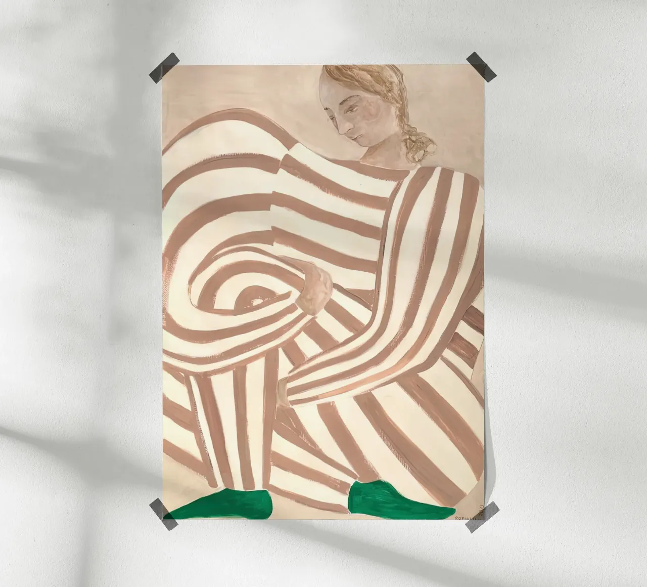 Sofia Lind 9 poster con telaio in alluminio da William Brown