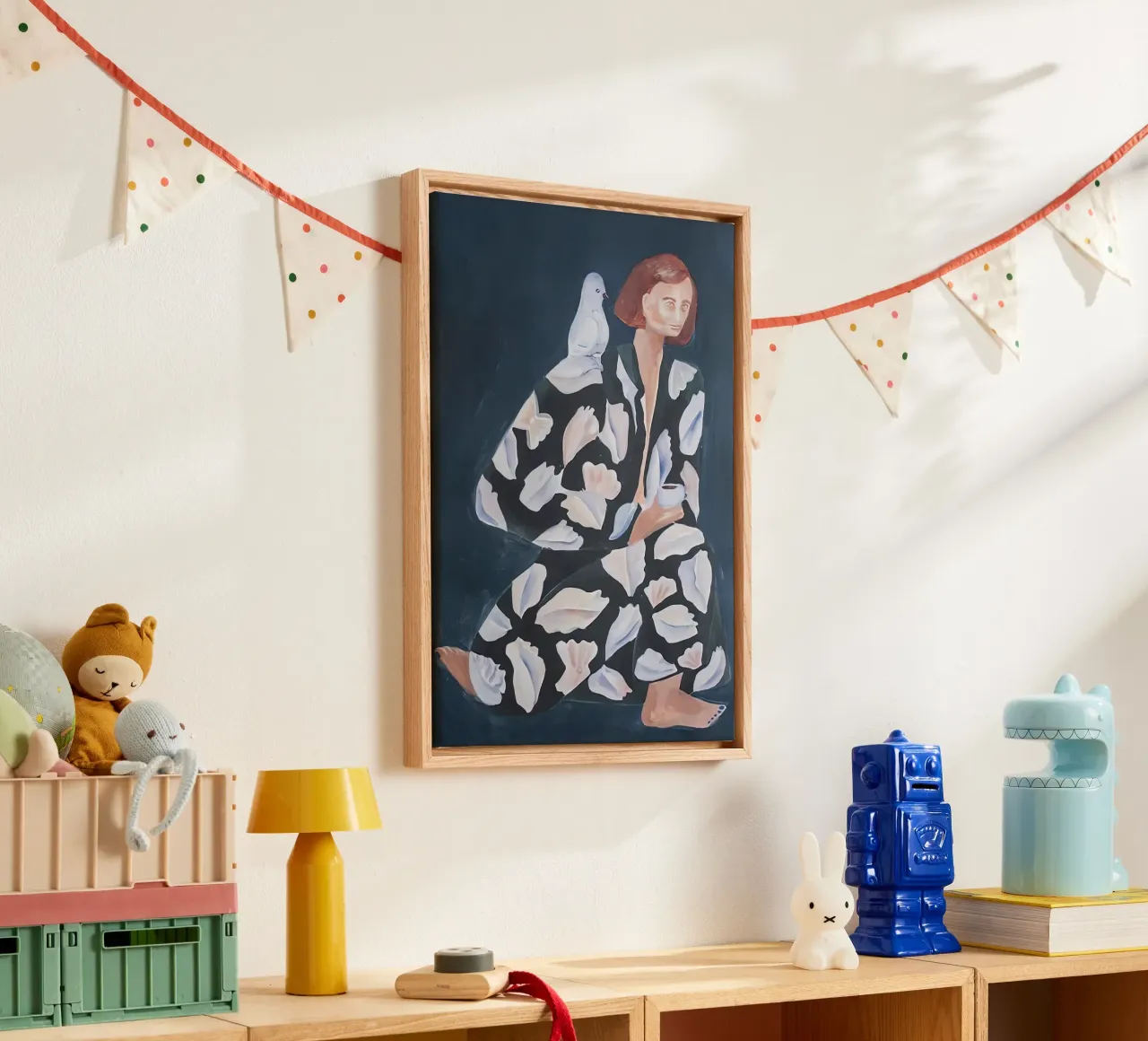 Sofia Lind 10 canvas met Baklijst van William Brown