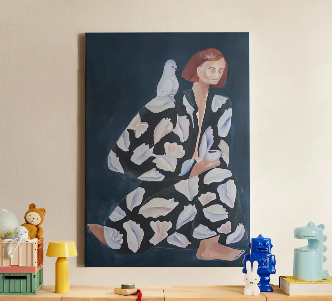 Sofia Lind 10 canvas met Baklijst van William Brown