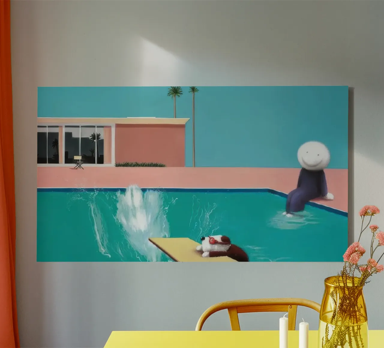Making a Splash Doug hyde canvas by Hyde Hi