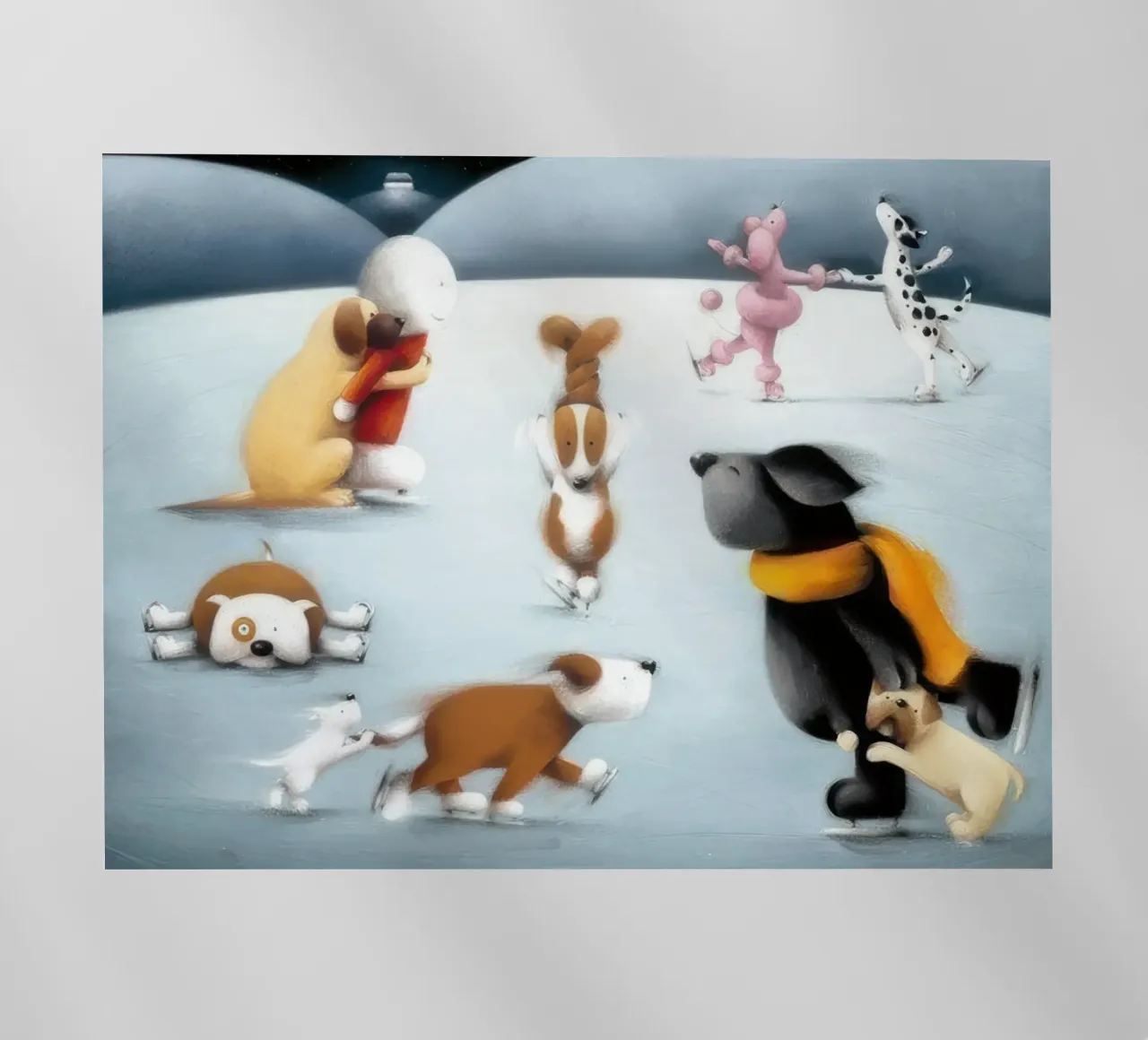 Ballando sul ghiaccio Doug hyde pellicola backlit da Hyde Hi