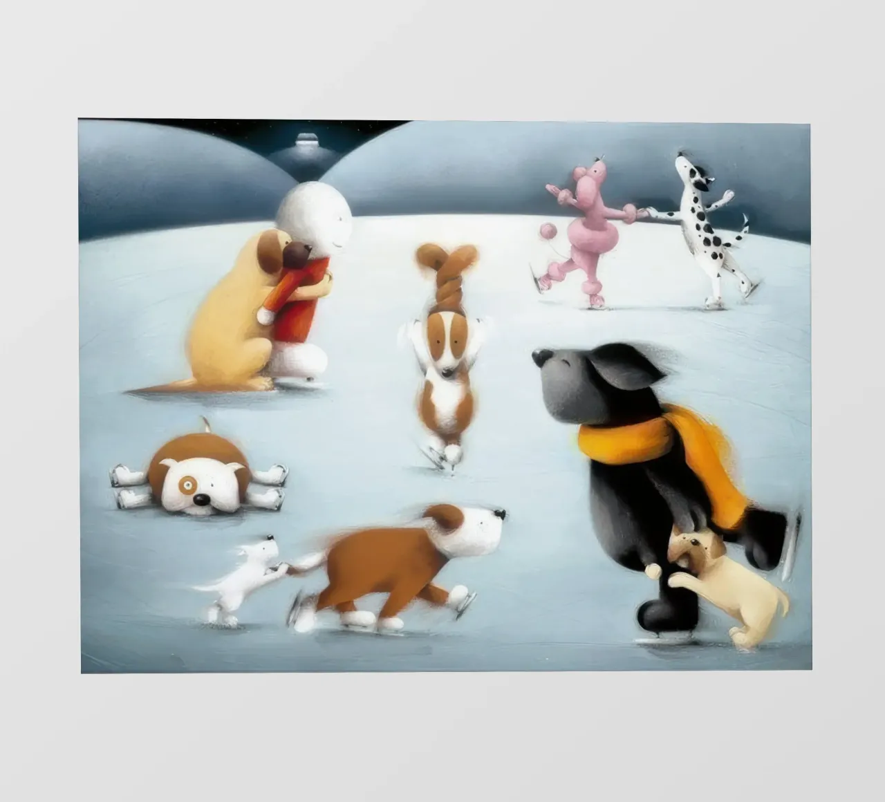 Ballando sul ghiaccio Doug hyde pellicola backlit da Hyde Hi