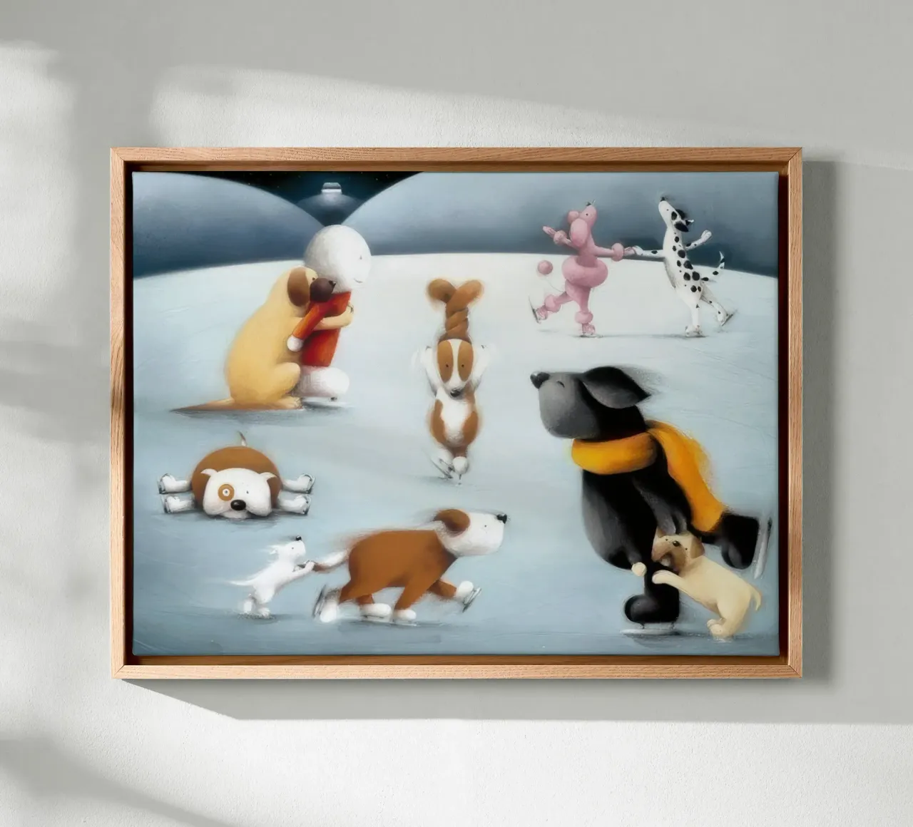Dancing on Ice Doug hyde canvas by Hyde Hi