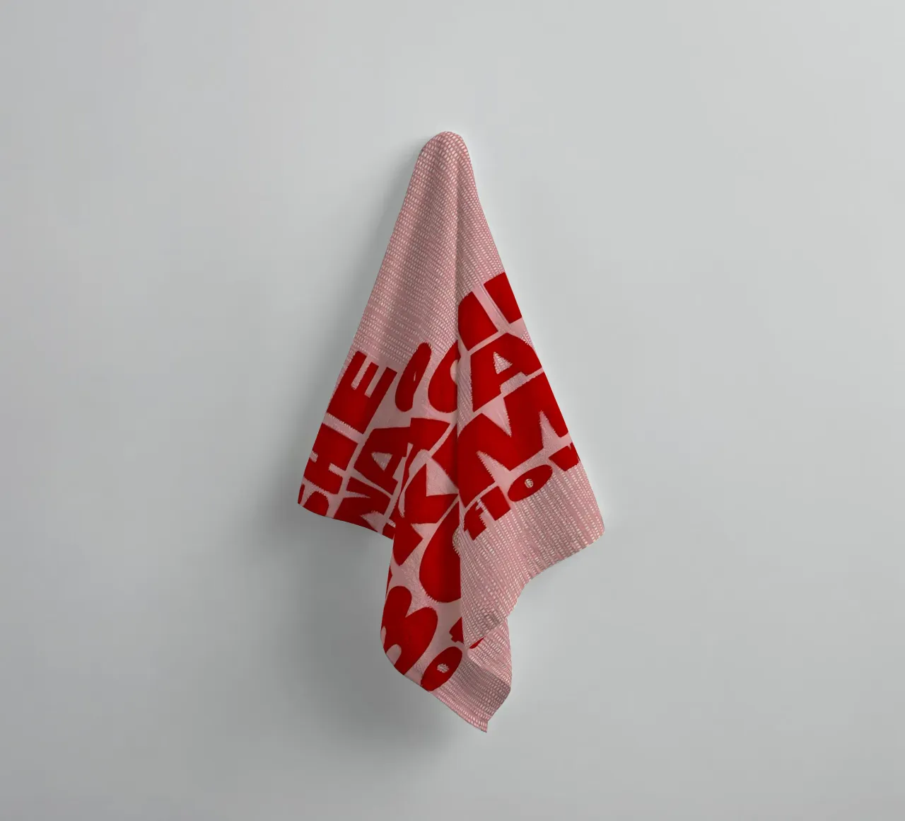 'SHE WAS FRAGILE LIKEA BOMB not a flower asciugamano da bagno da Type & Tape
