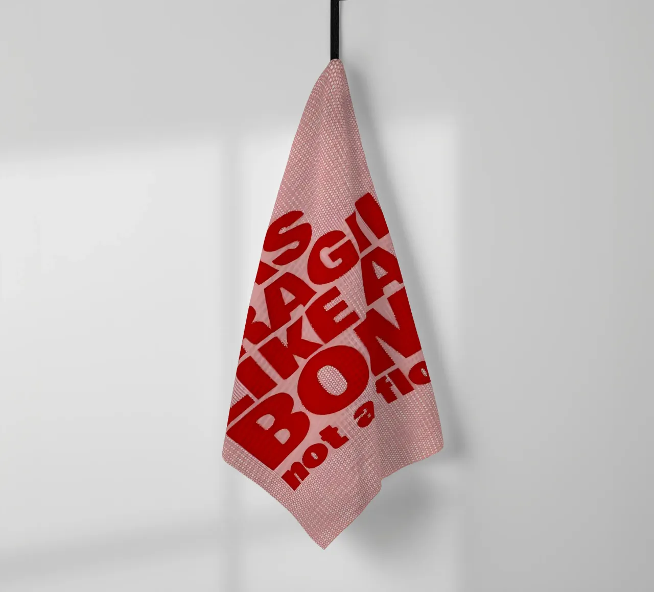 'SHE WAS FRAGILE LIKEA BOMB not a flower canovaccio da cucina da Type & Tape