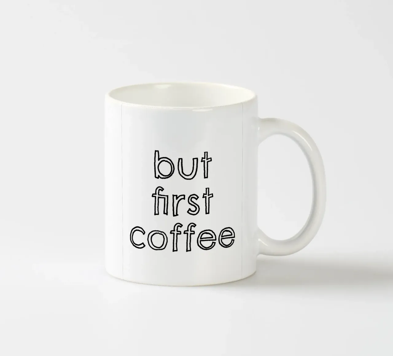 But First Coffee 8 tazza in ceramica da The Type Club Tokyo