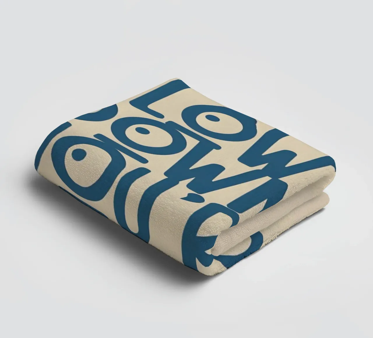 SLOW DOWN YOU'RE DOING FINE! asciugamano da bagno da Type & Tape