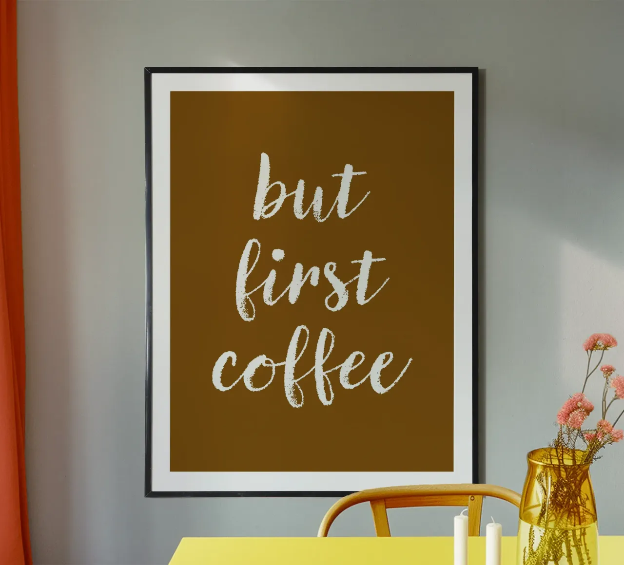 But First Coffee 18 poster da The Type Club Tokyo