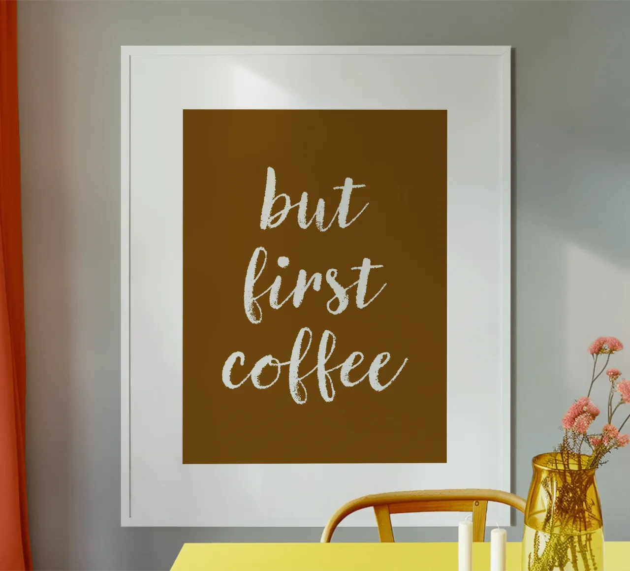 But First Coffee 18 poster da The Type Club Tokyo