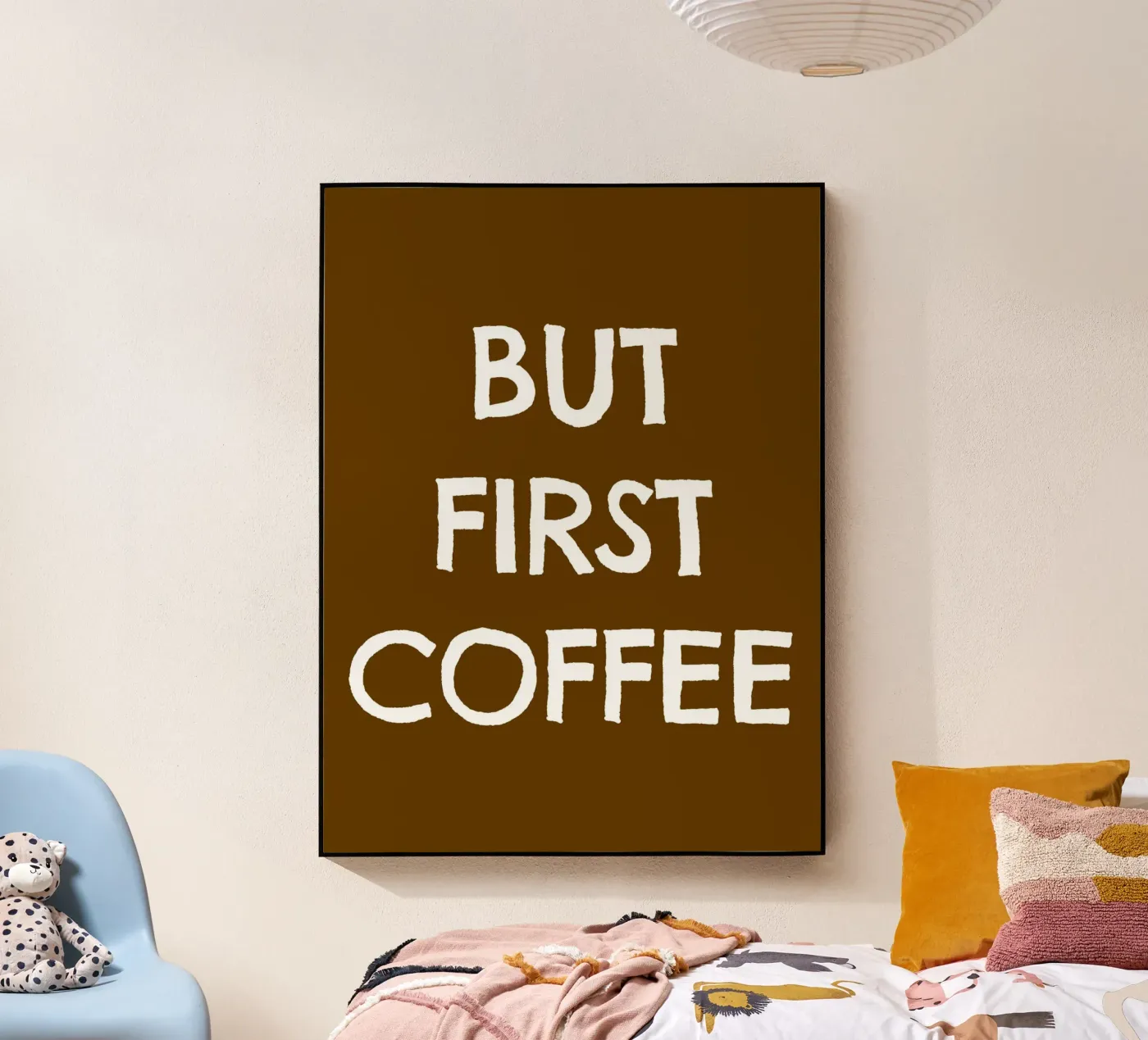 But First Coffee 19 plexiglass da The Type Club Tokyo