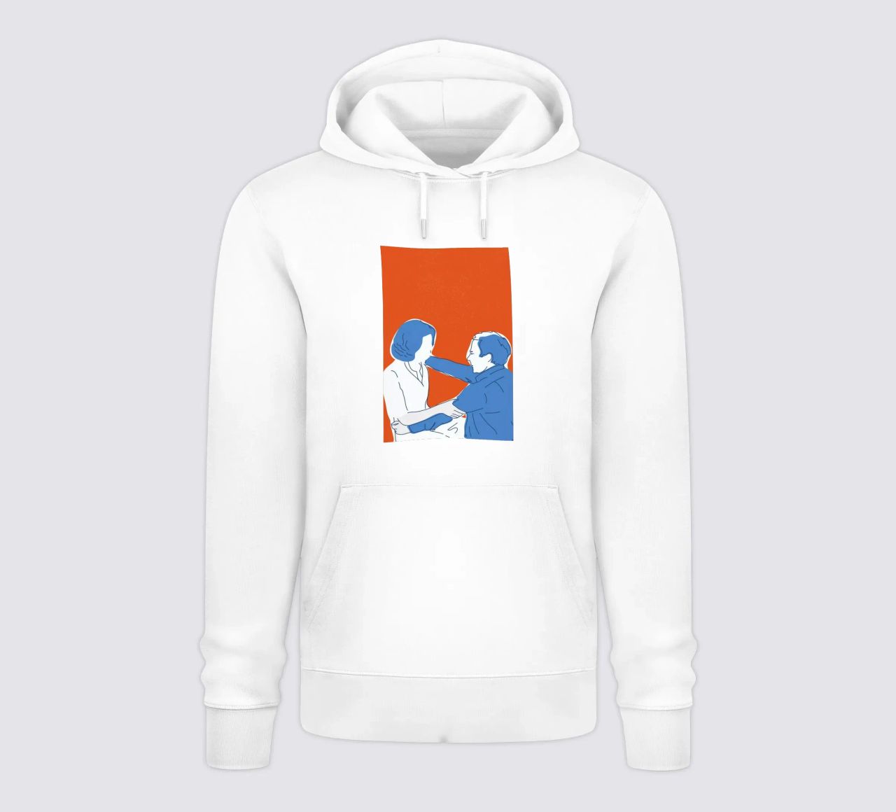 You and I felpa con cappuccio da Francesco Zorzi