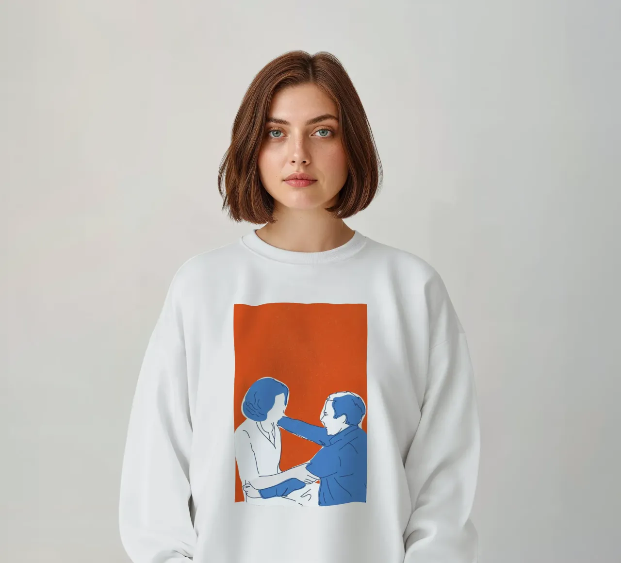 You and I felpa da Francesco Zorzi