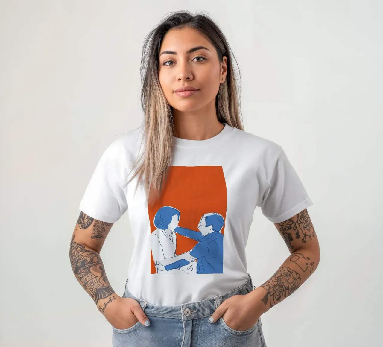 You and I t-shirt da Francesco Zorzi