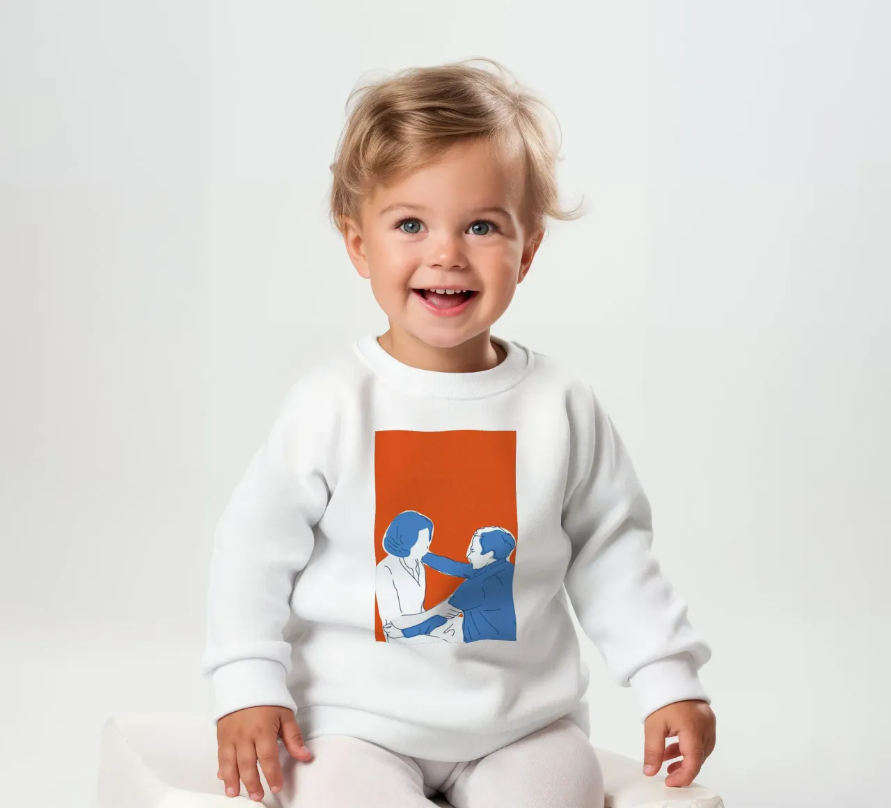 You and I sudadera de bebé de Francesco Zorzi