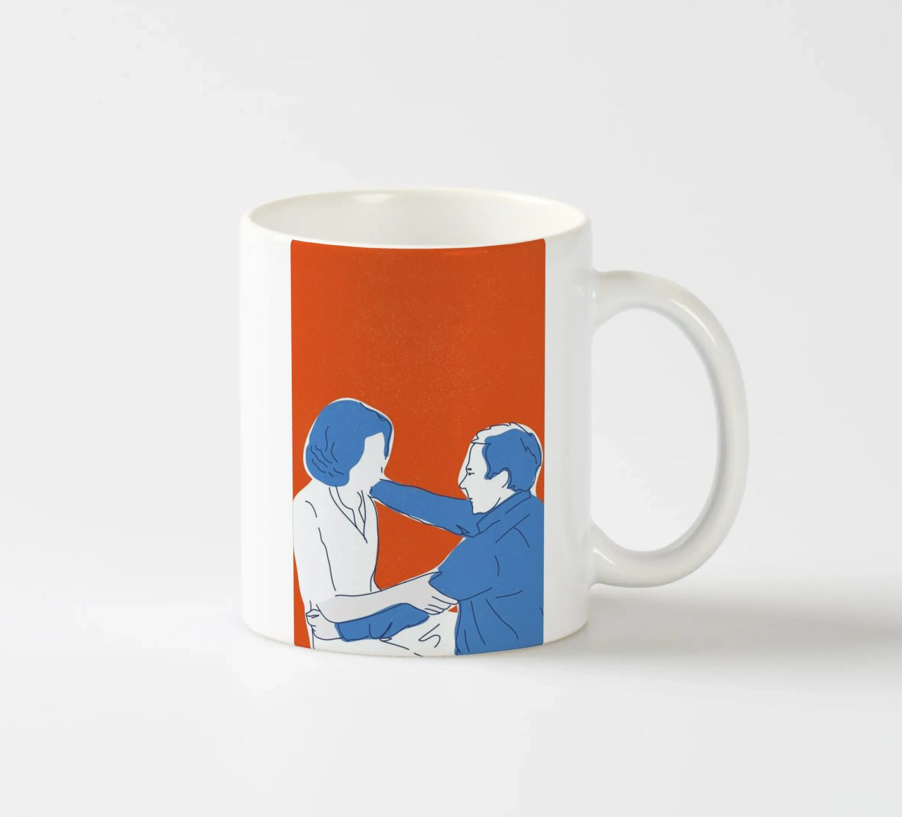 You and I tazza in ceramica da Francesco Zorzi
