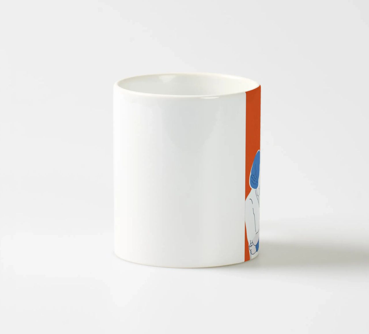 You and I tazza in ceramica da Francesco Zorzi