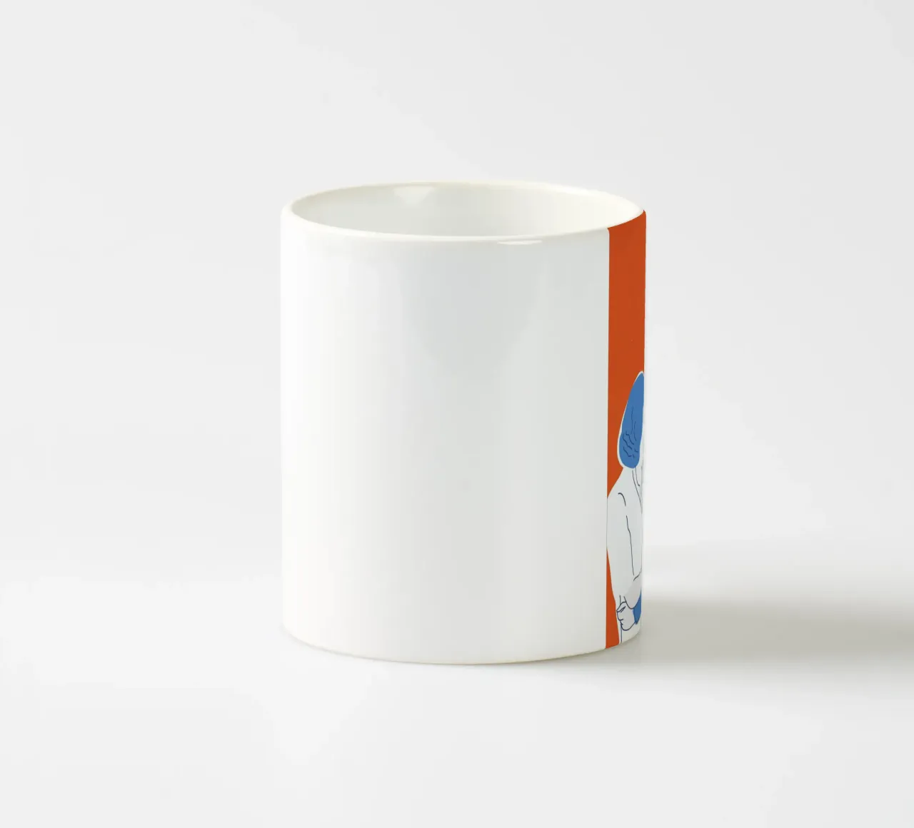 You and I ceramic mug by Francesco Zorzi