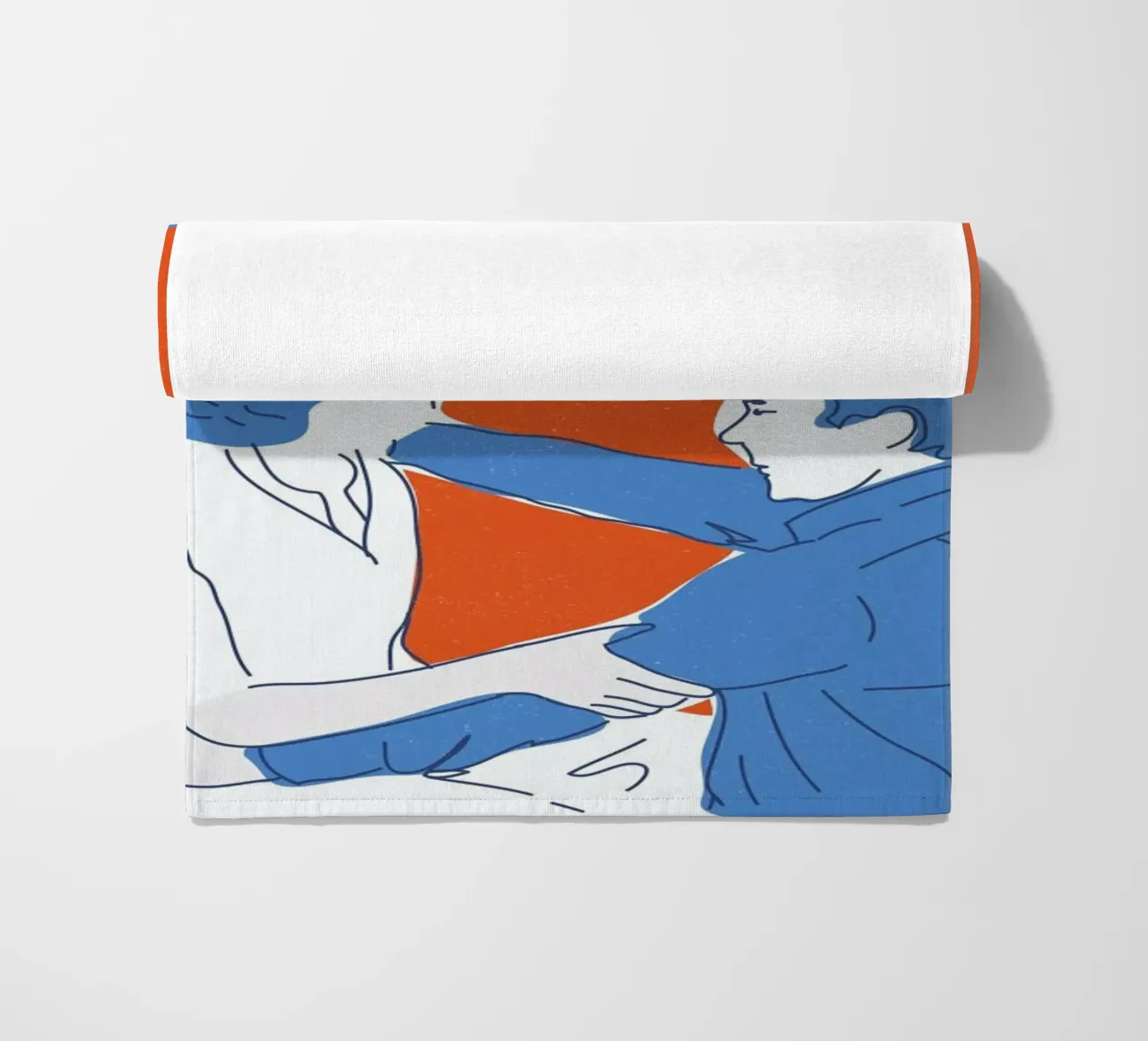 You and I beach towel by Francesco Zorzi