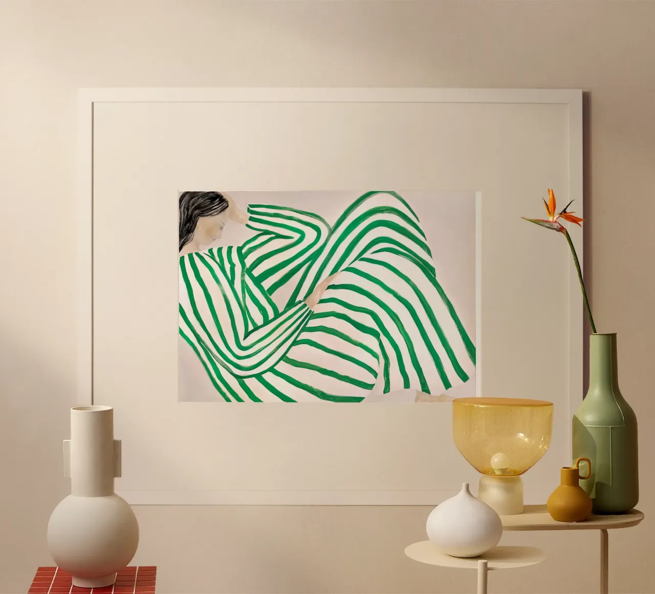Sofia Lind 21 poster con telaio in alluminio da William Brown