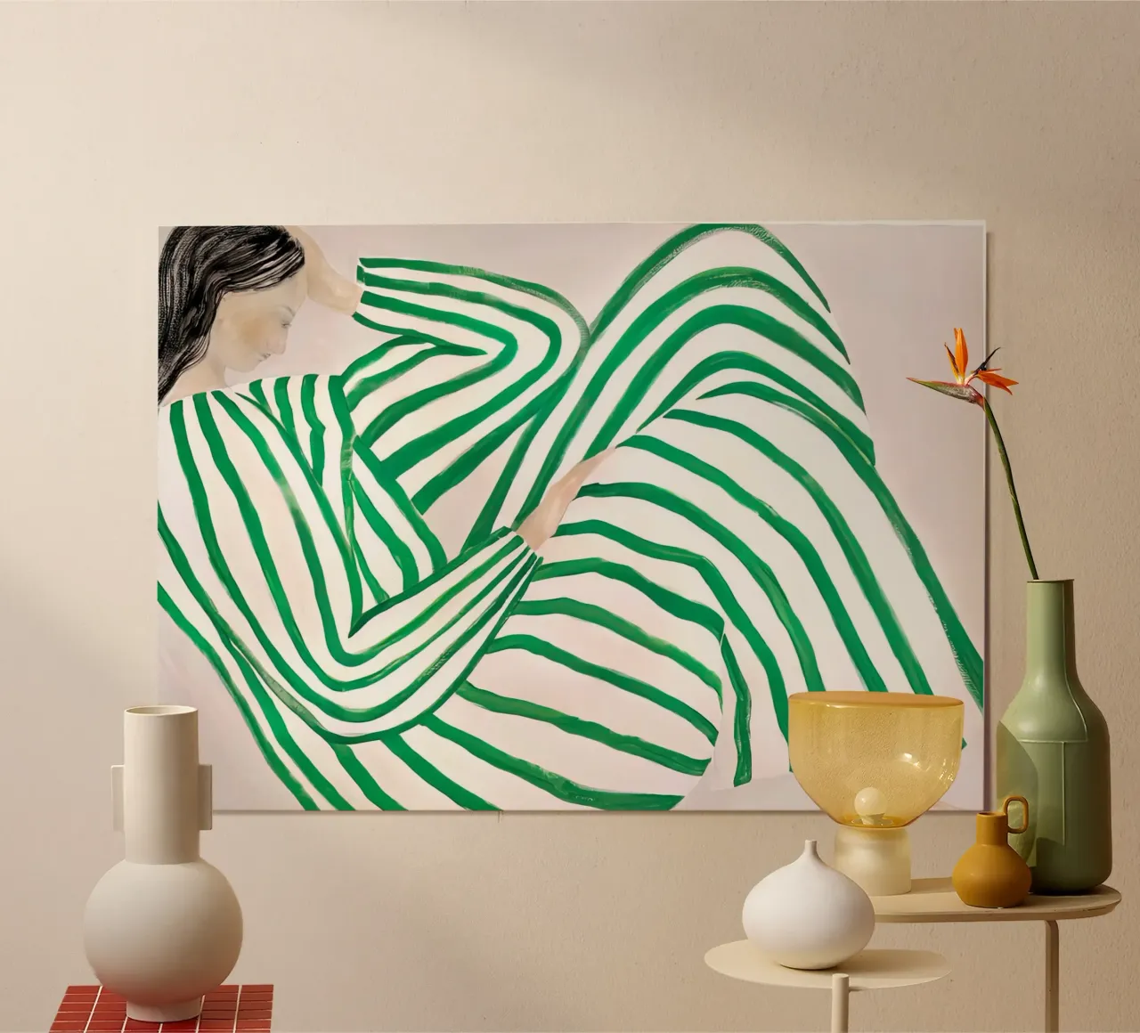 Sofia Lind 21 poster con telaio in alluminio da William Brown