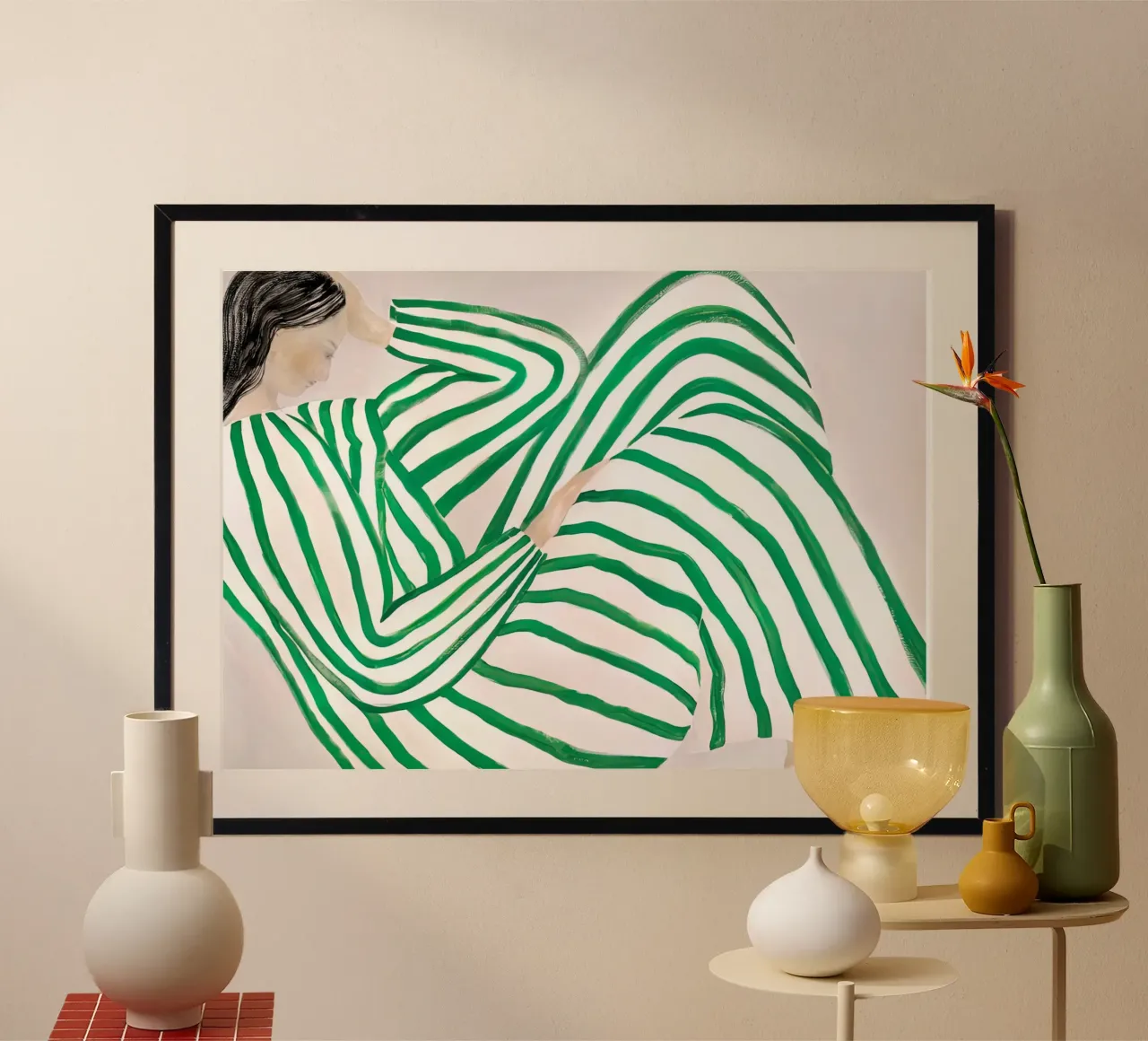 Sofia Lind 21 poster con telaio in alluminio da William Brown
