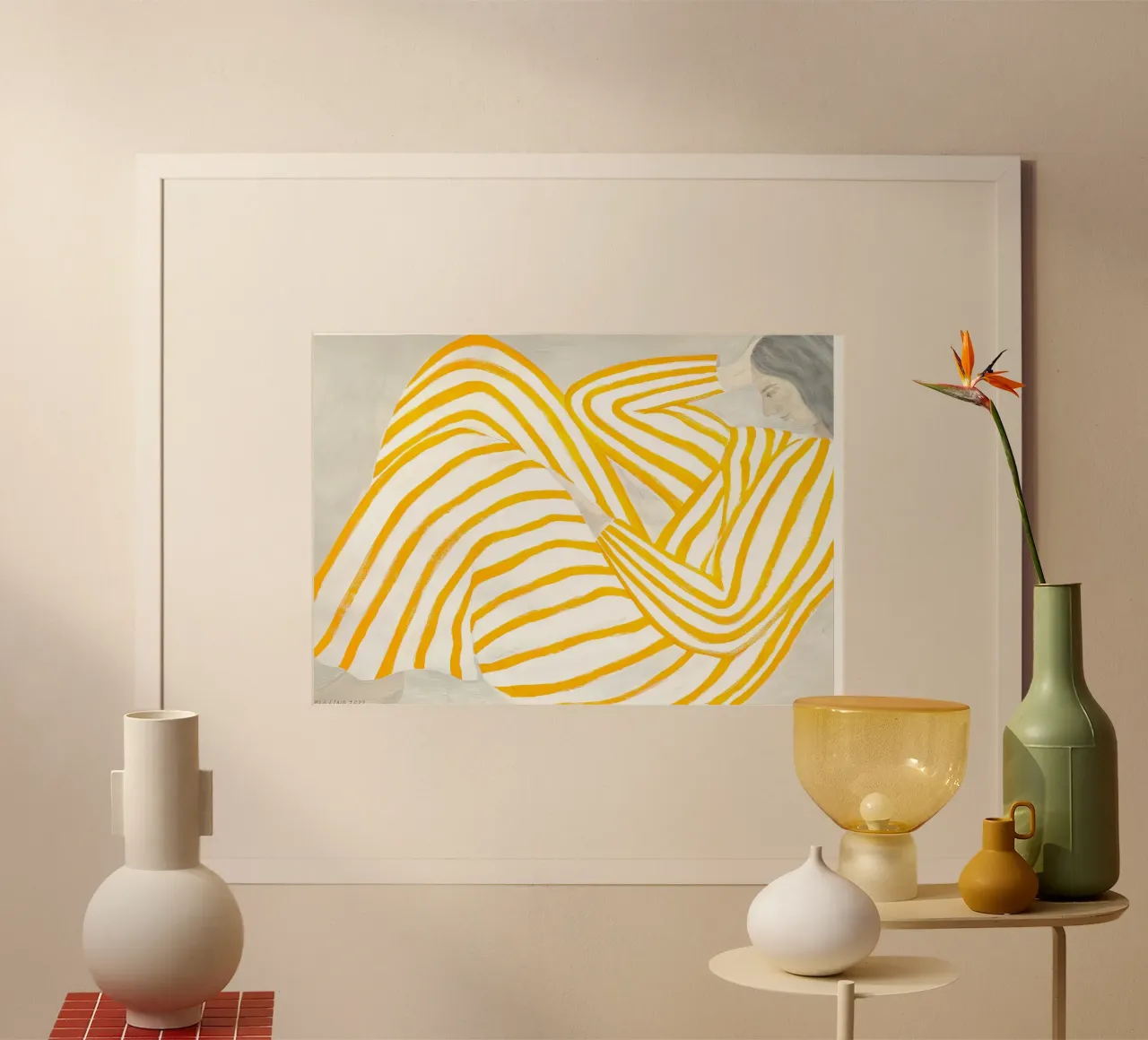 Sofia Lind 24 poster con telaio in legno da William Brown