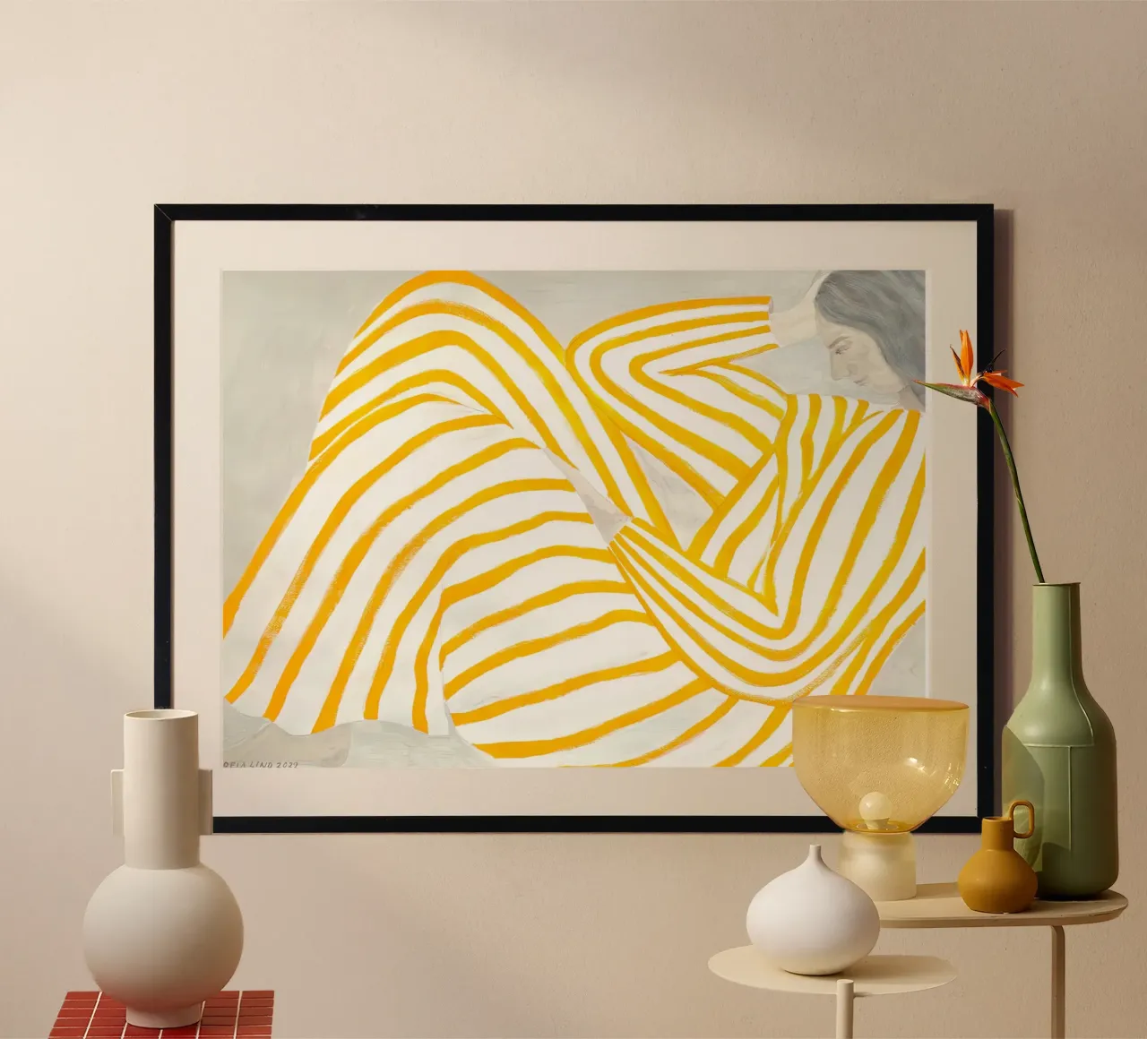 Sofia Lind 24 poster con telaio in legno da William Brown