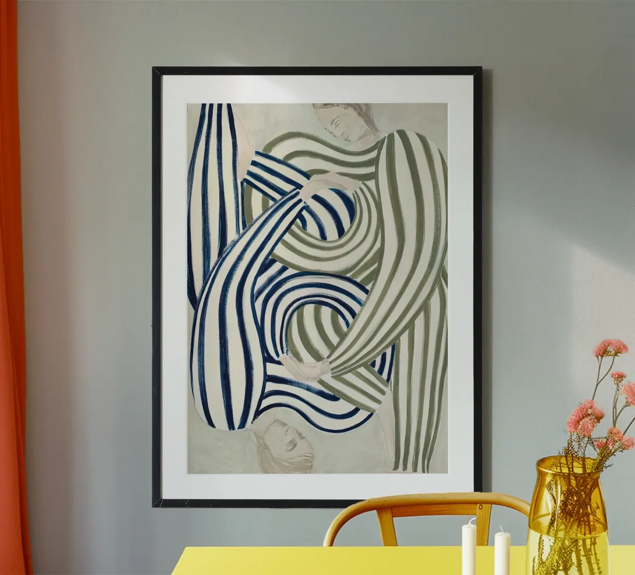 Sofia Lind 26 poster con telaio in legno da William Brown