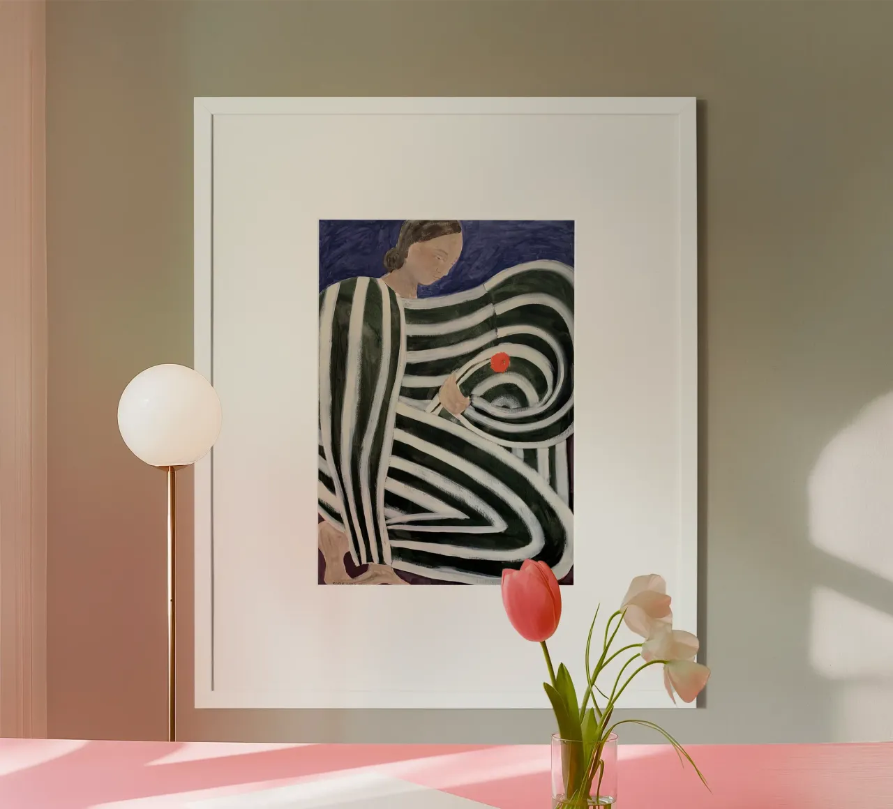 Sofia Lind 30 poster con telaio in legno da William Brown