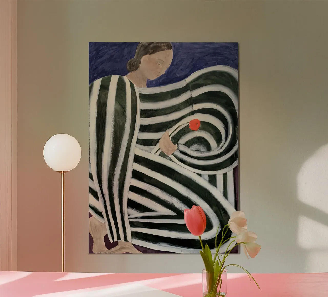 Sofia Lind 30 poster con telaio in legno da William Brown