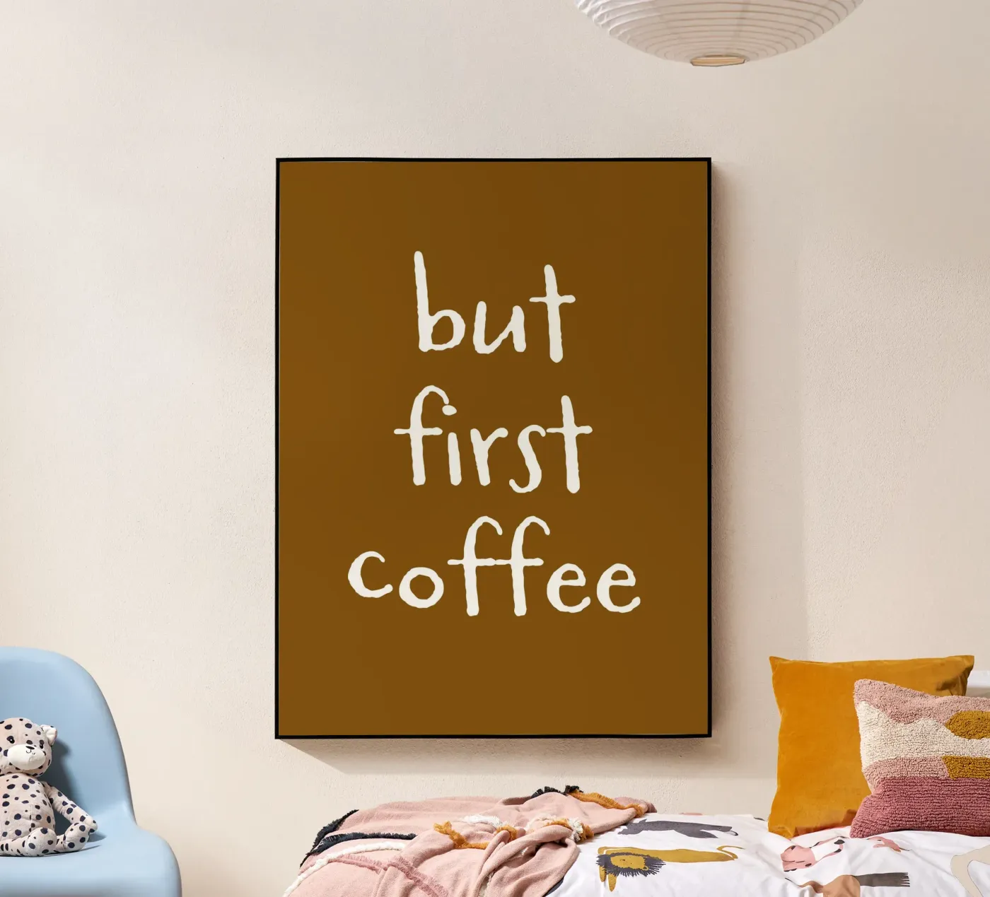 But First Coffee 22 plexiglass da The Type Club Tokyo