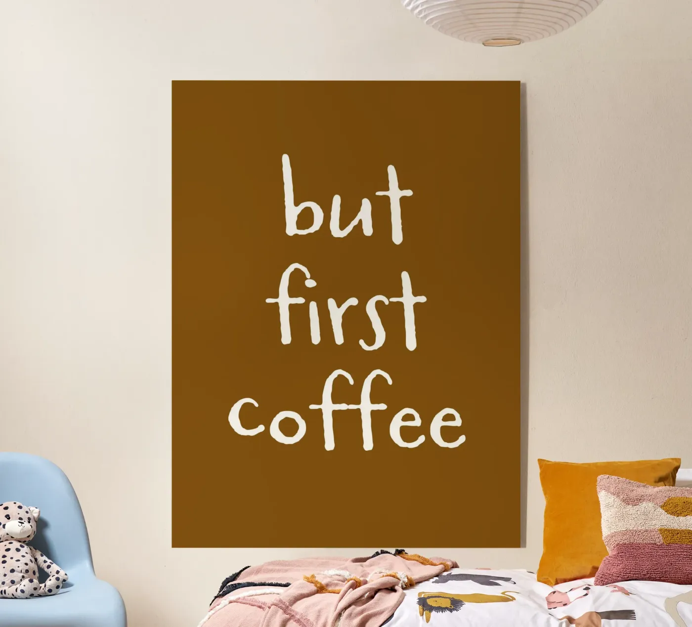 But First Coffee 22 plexiglass da The Type Club Tokyo