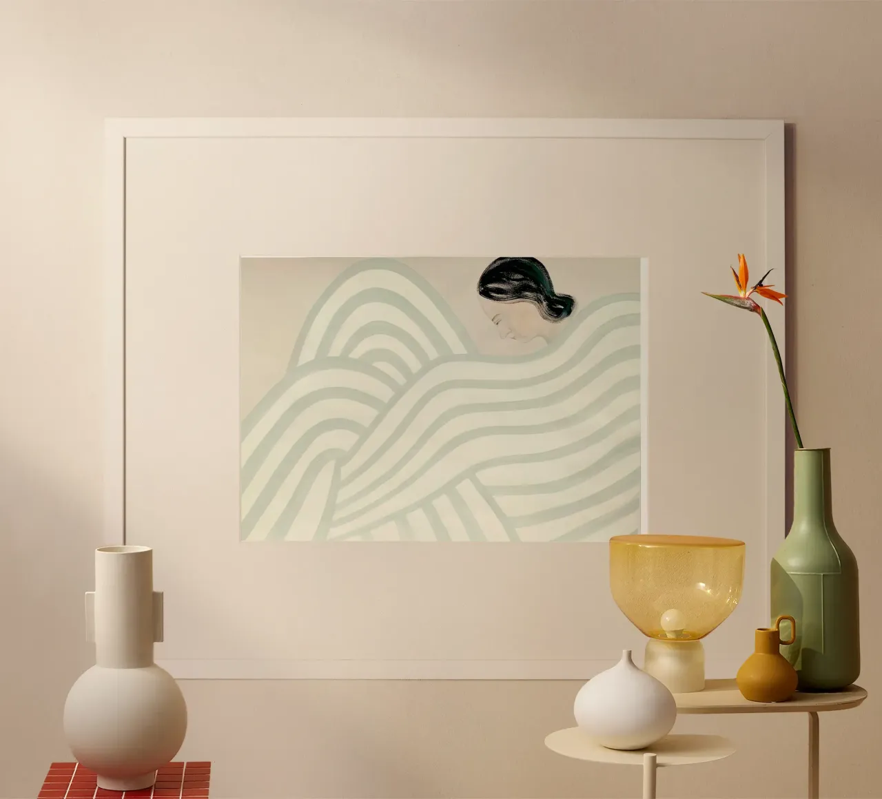 Sofia Lind 31 poster con telaio in alluminio da William Brown