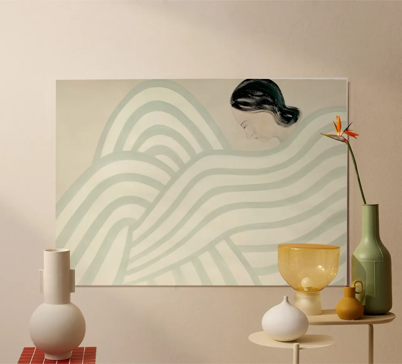 Sofia Lind 31 poster con telaio in alluminio da William Brown