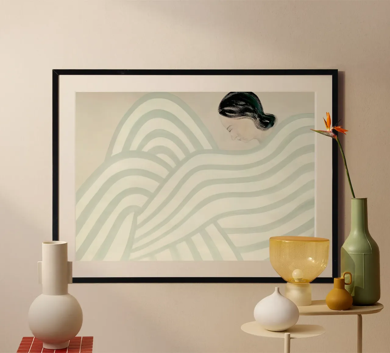Sofia Lind 31 poster con telaio in alluminio da William Brown