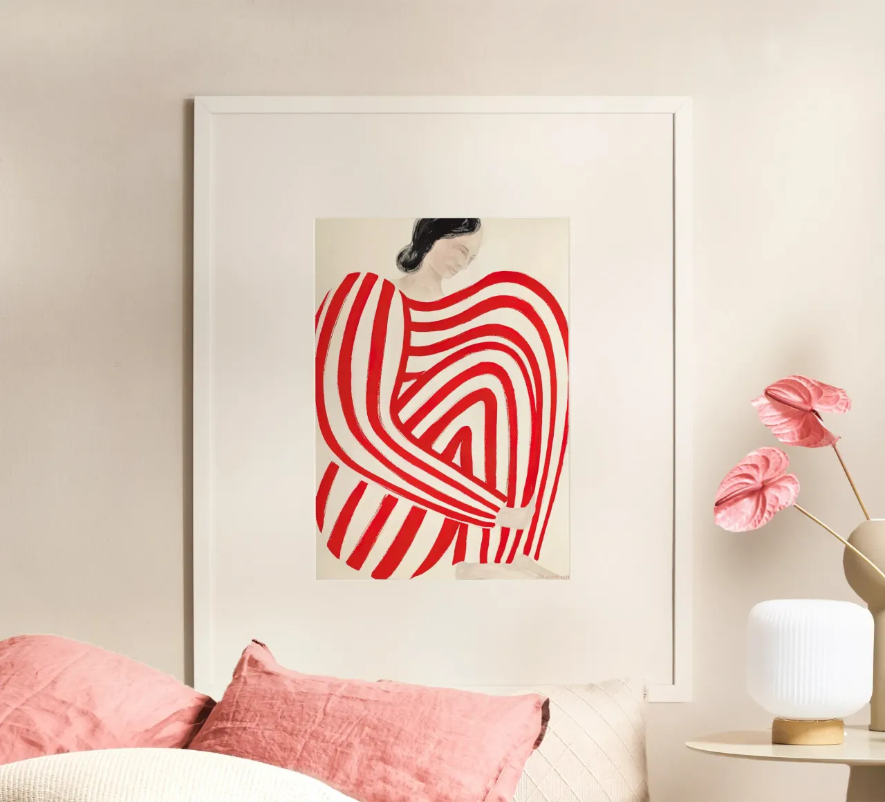 Sofia Lind 32 poster con telaio in alluminio da William Brown
