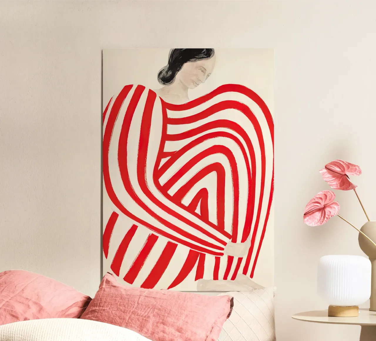 Sofia Lind 32 poster con telaio in alluminio da William Brown