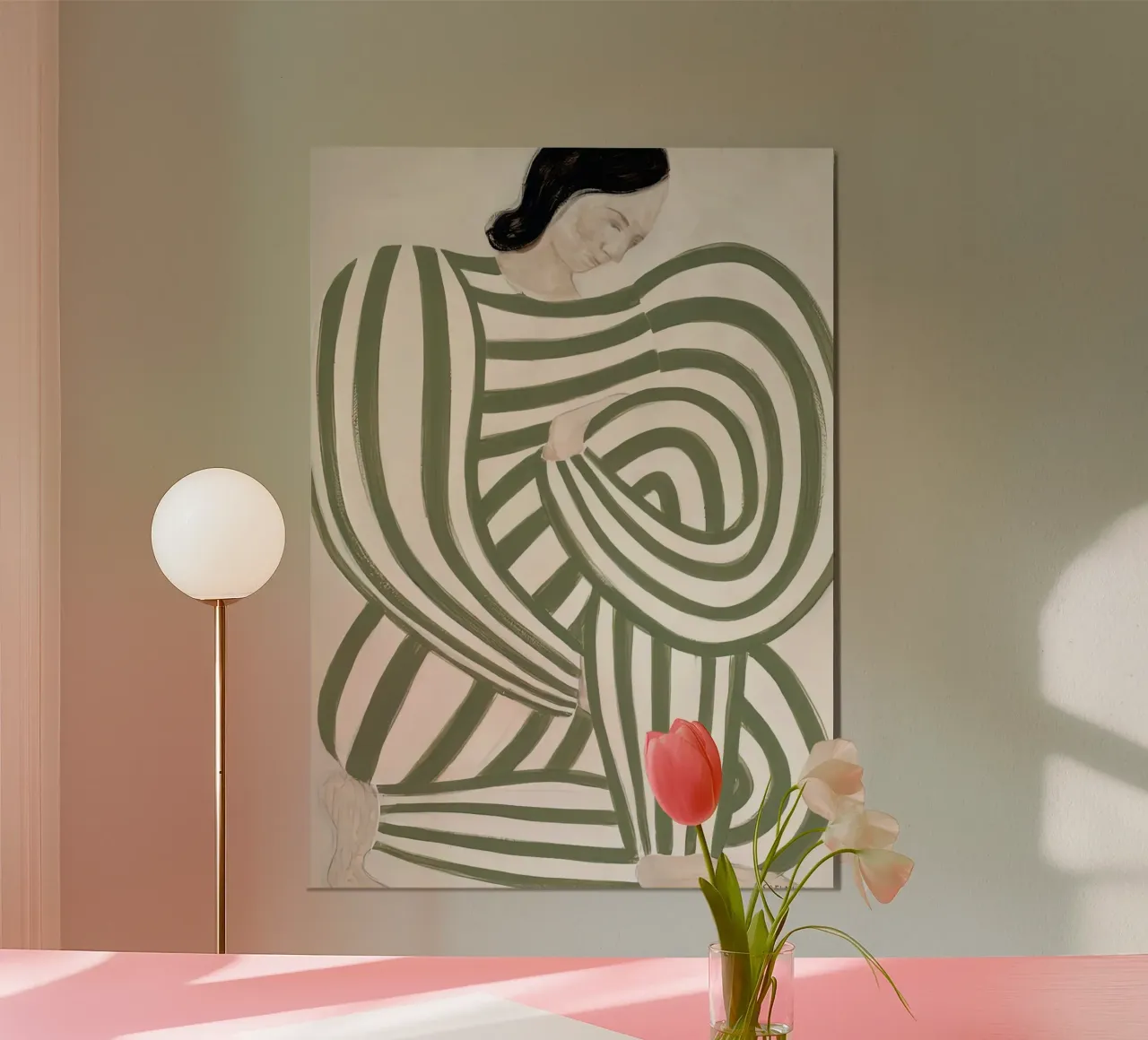 Sofia Lind 34 poster con telaio in legno da William Brown