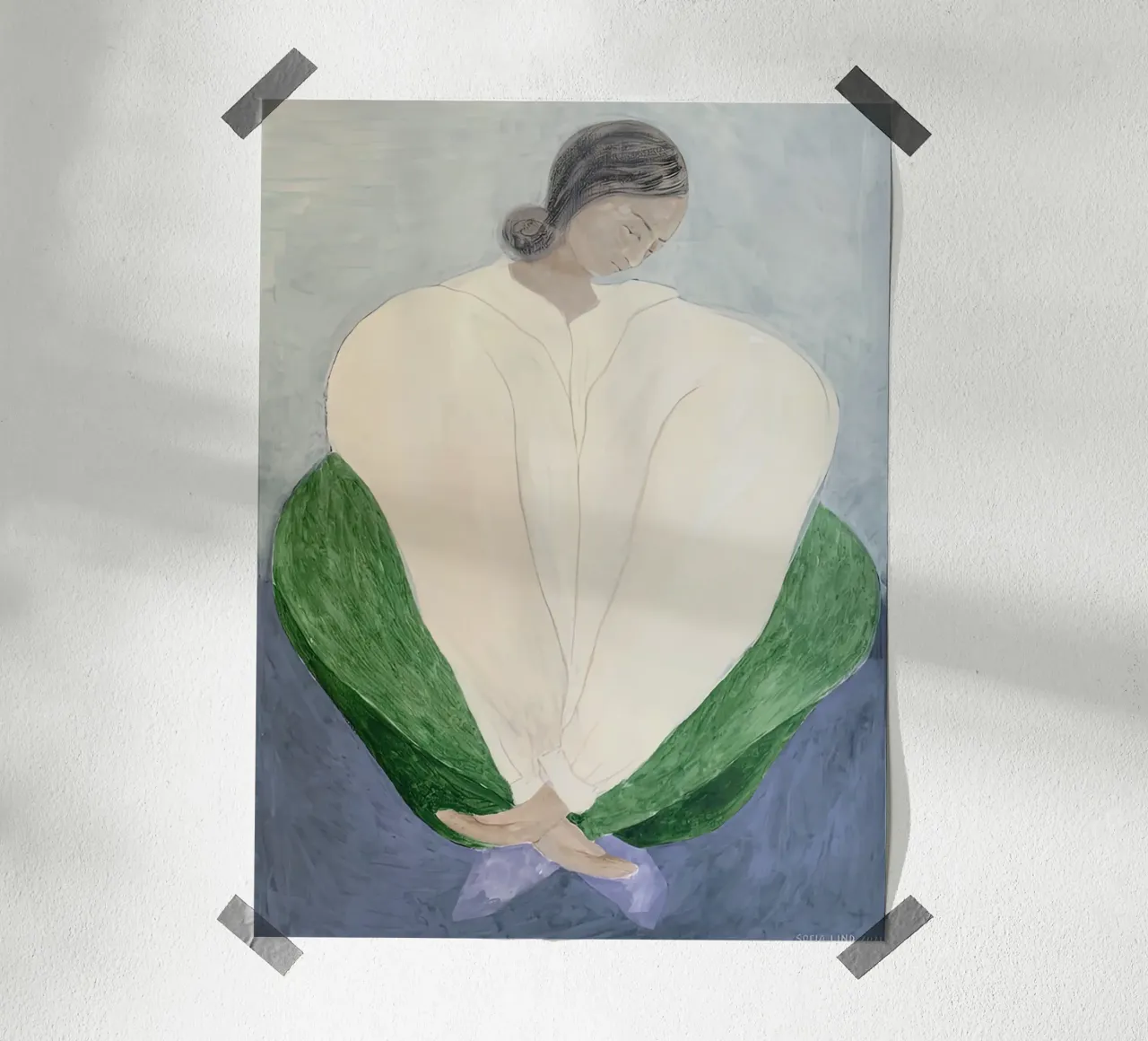 Sofia Lind 36 poster con telaio in alluminio da William Brown