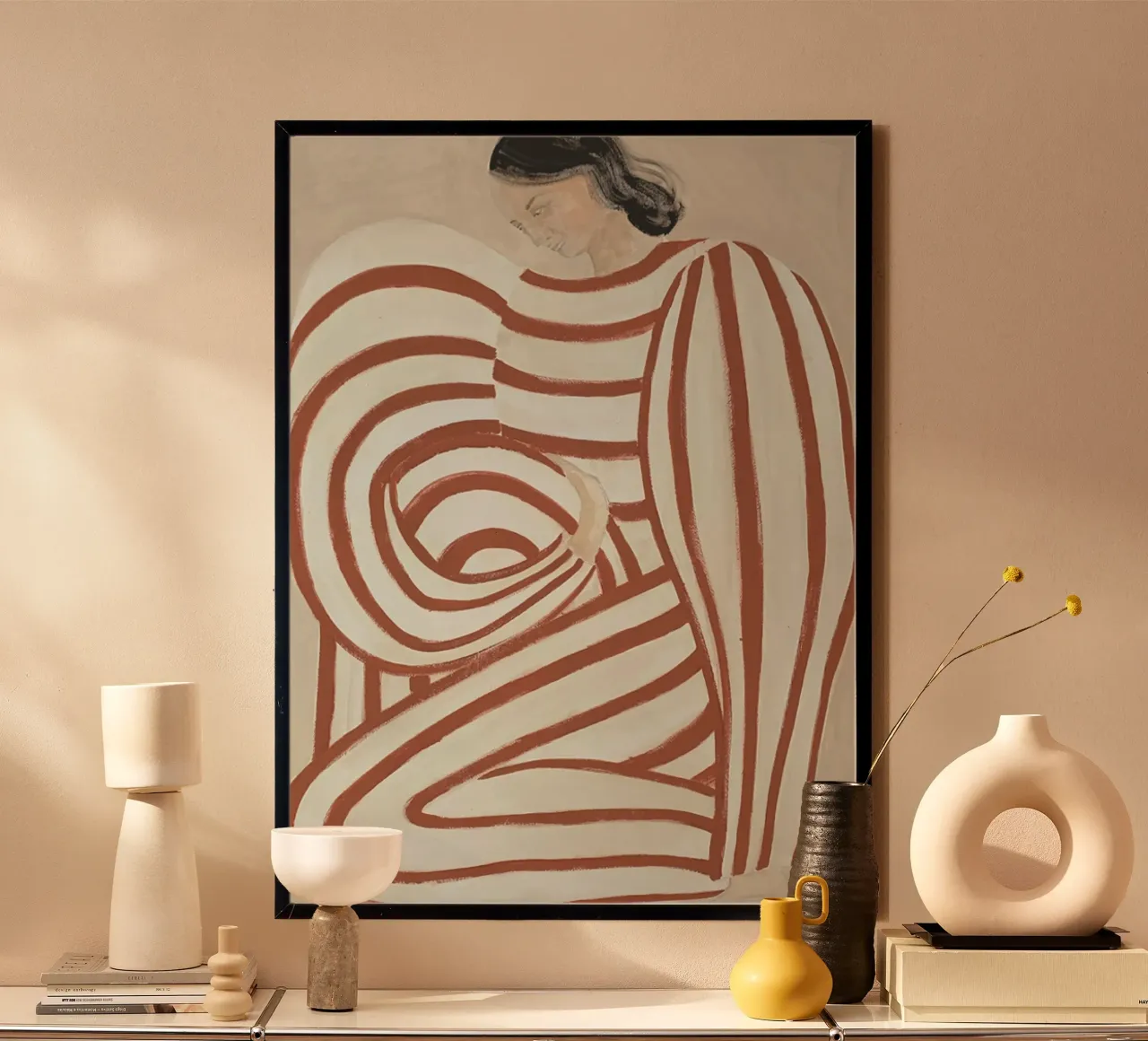Sofia Lind 38 poster con telaio in legno da William Brown