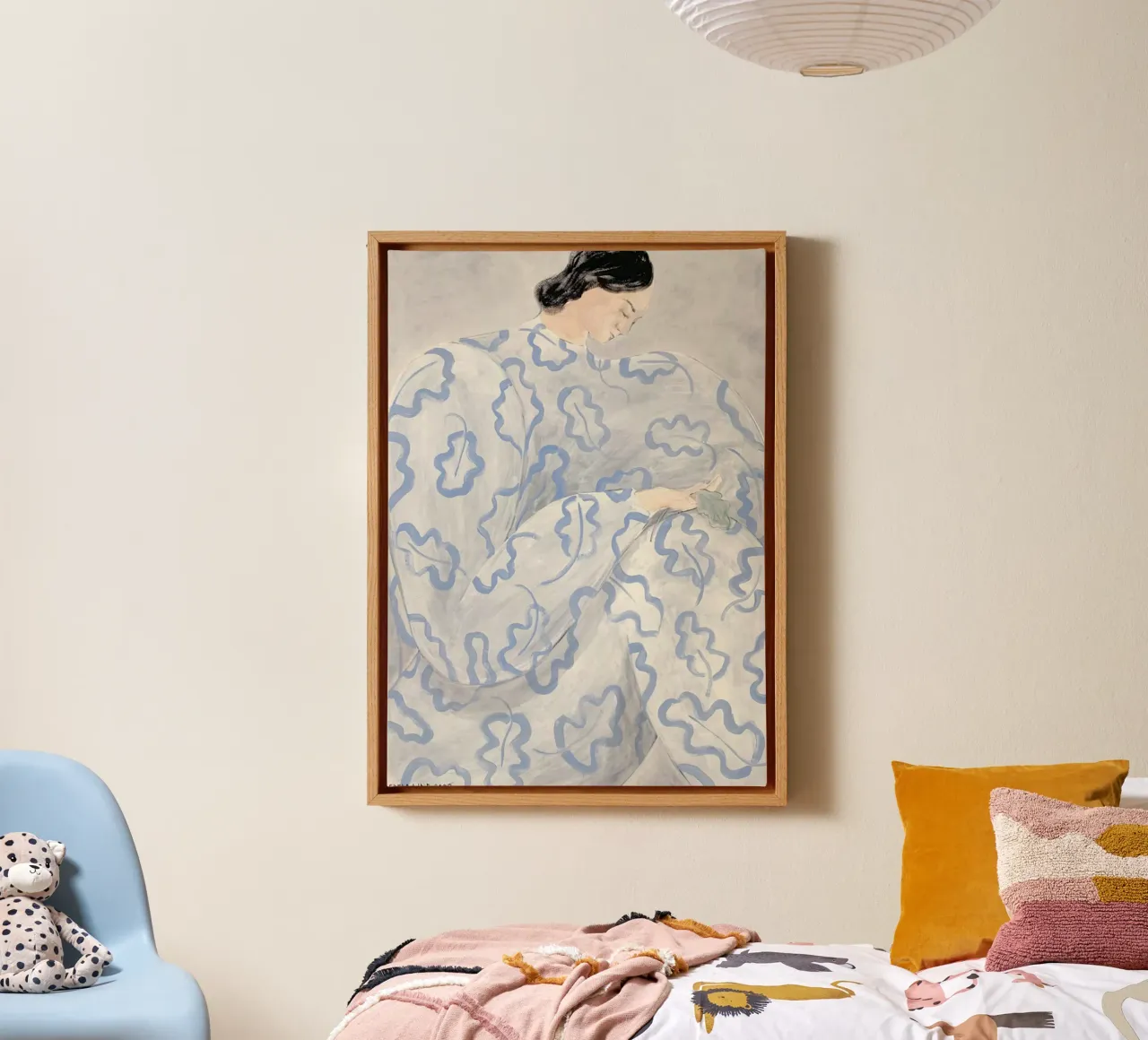 Sofia Lind 39 canvas met Baklijst van William Brown