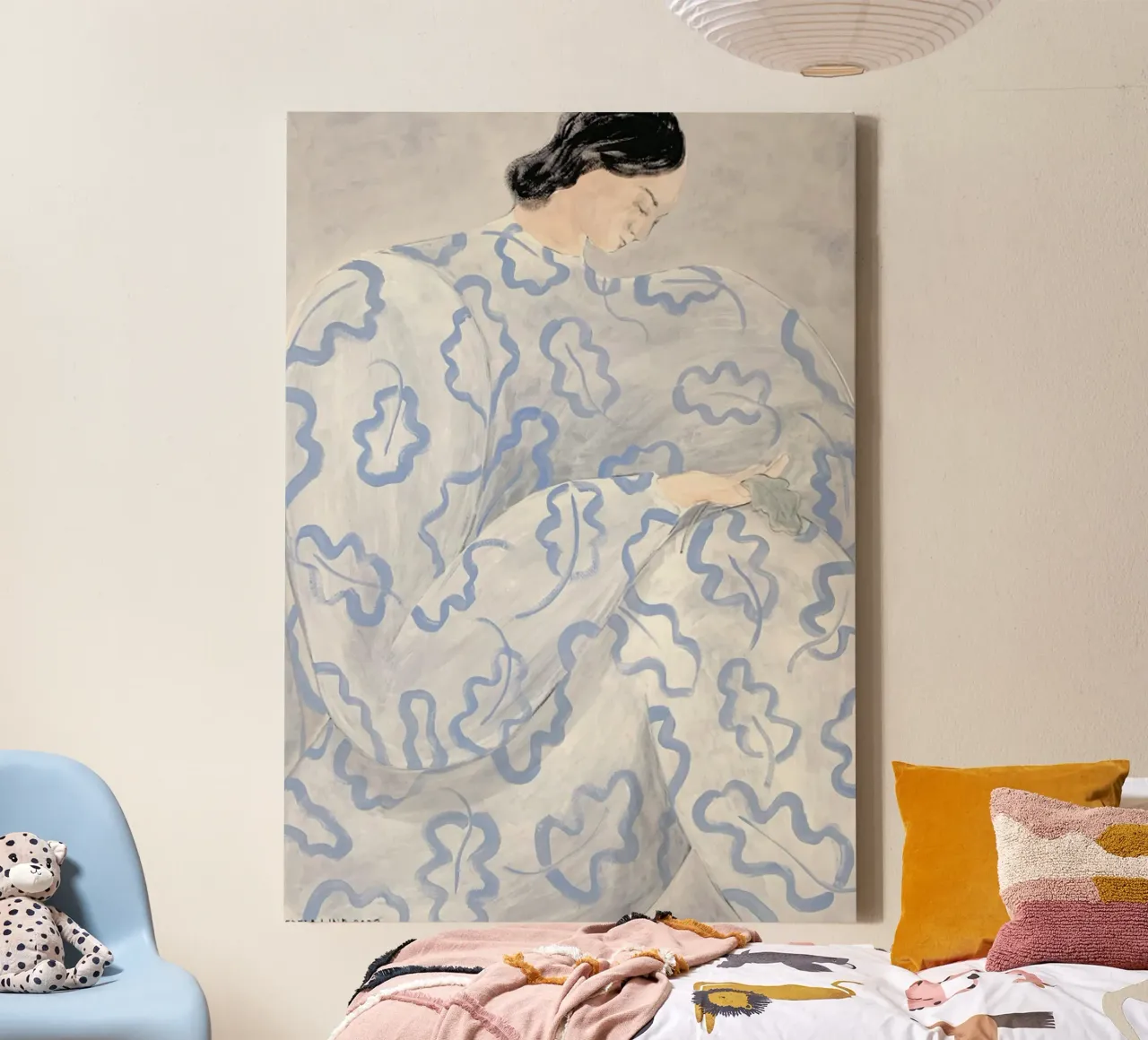 Sofia Lind 39 canvas met Baklijst van William Brown