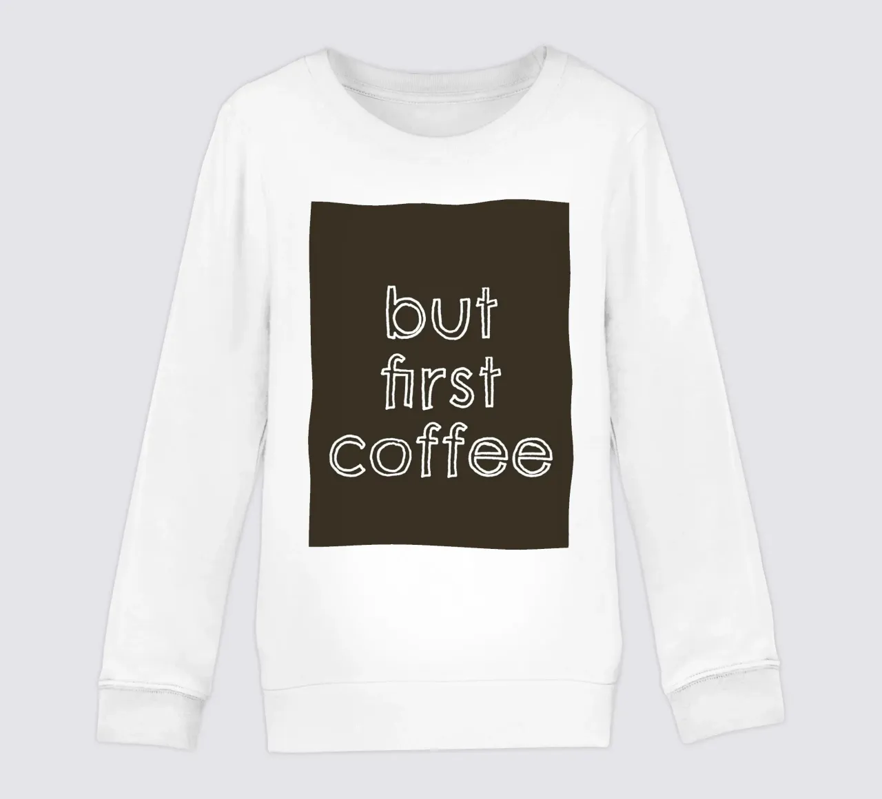 But First Coffee 24 felpa bambino da The Type Club Tokyo
