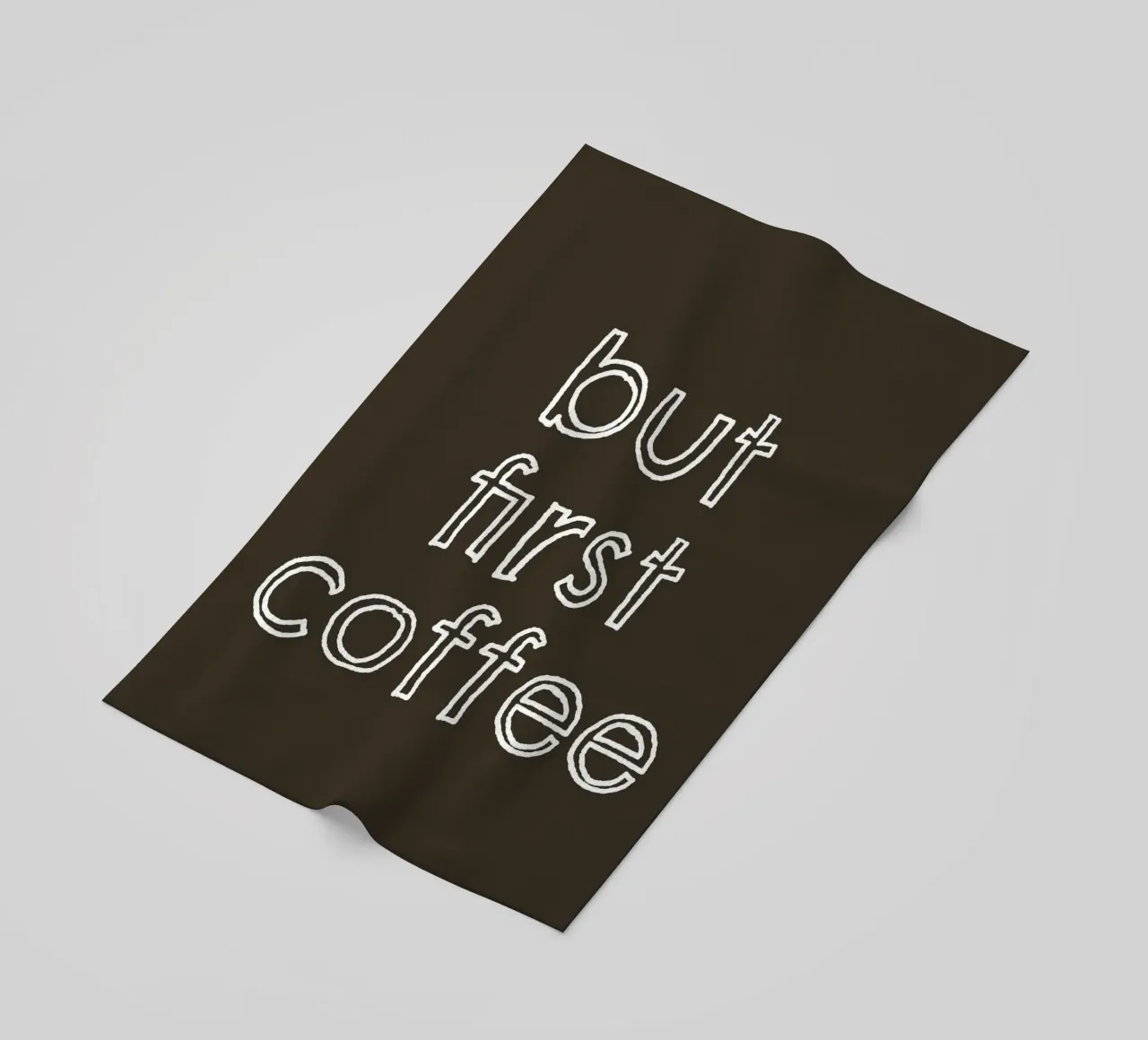 But First Coffee 24 telo mare da The Type Club Tokyo