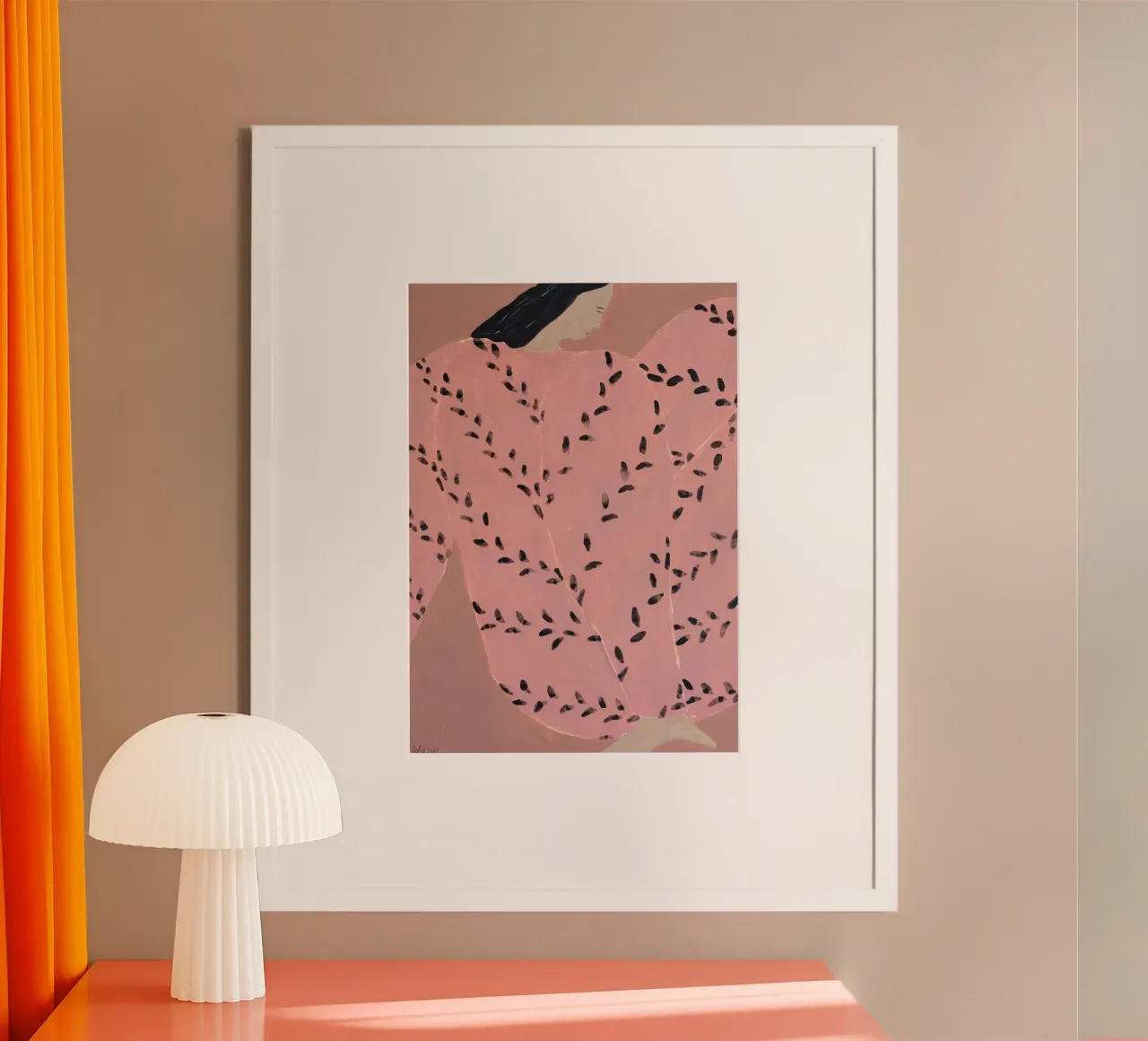 Collaboration - Longing sofia lind poster con telaio in alluminio da panaiti vascu