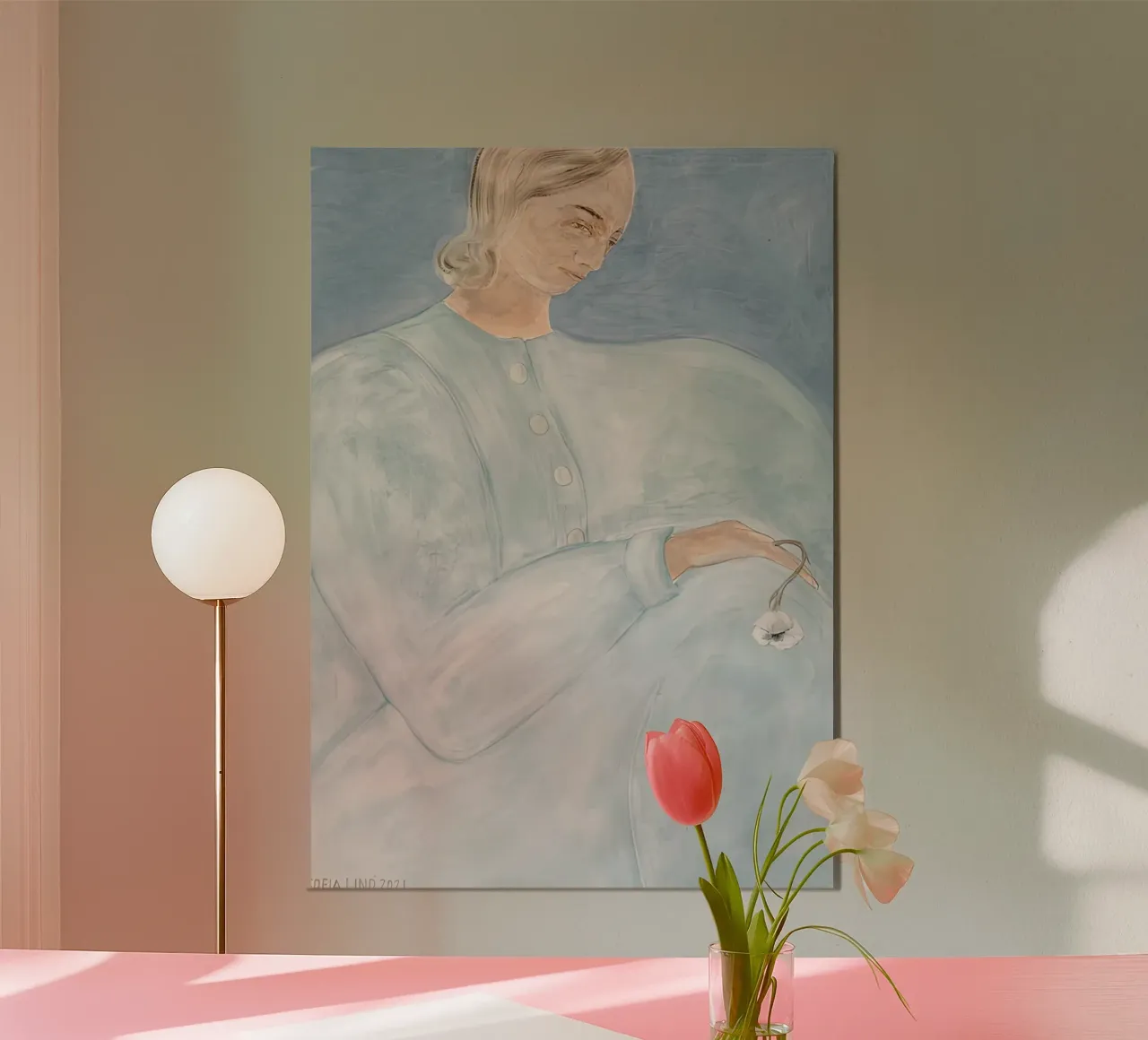 Fiore cattivo Sofia lind poster con telaio in plastica da panaiti vascu