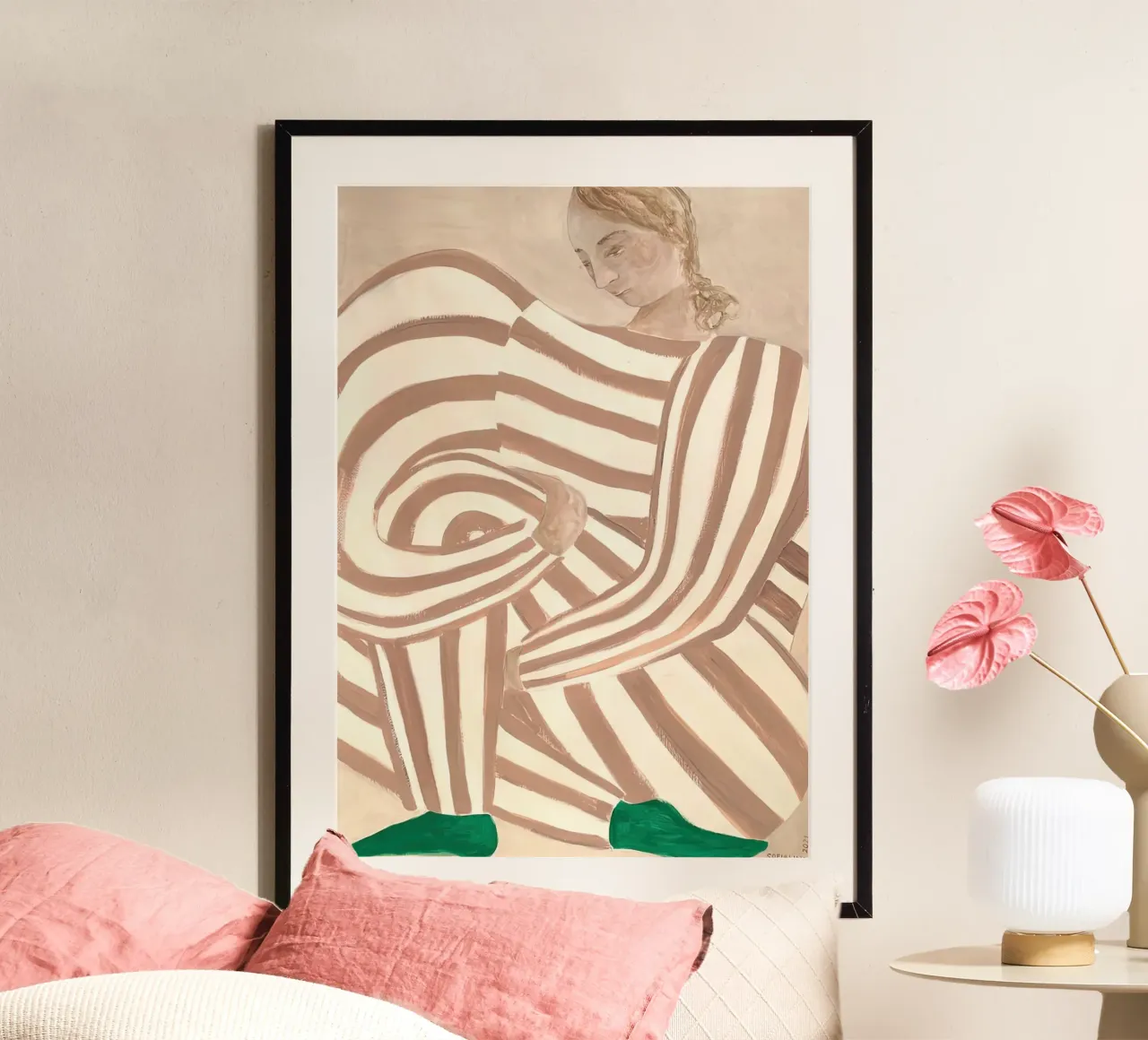 calzini verdi sofia lind poster da panaiti vascu