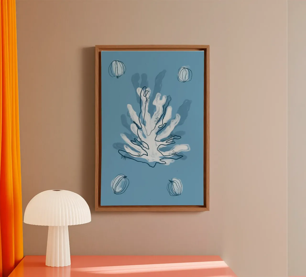 Maritime Impression tela con Cornice a cassetta da treechild