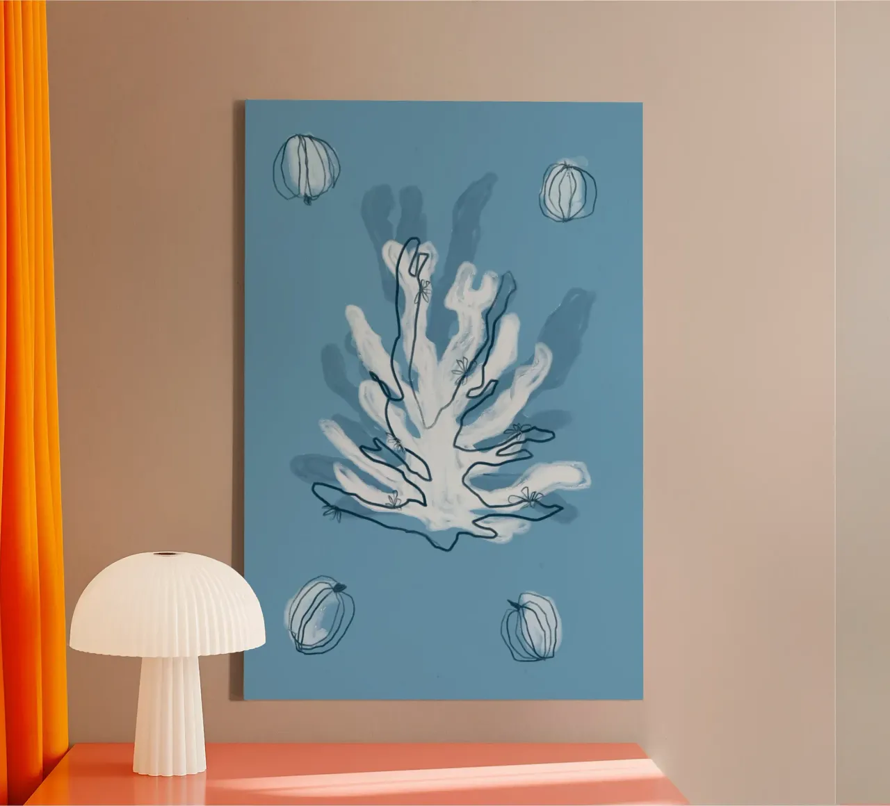 Maritime Impression tela con Cornice a cassetta da treechild
