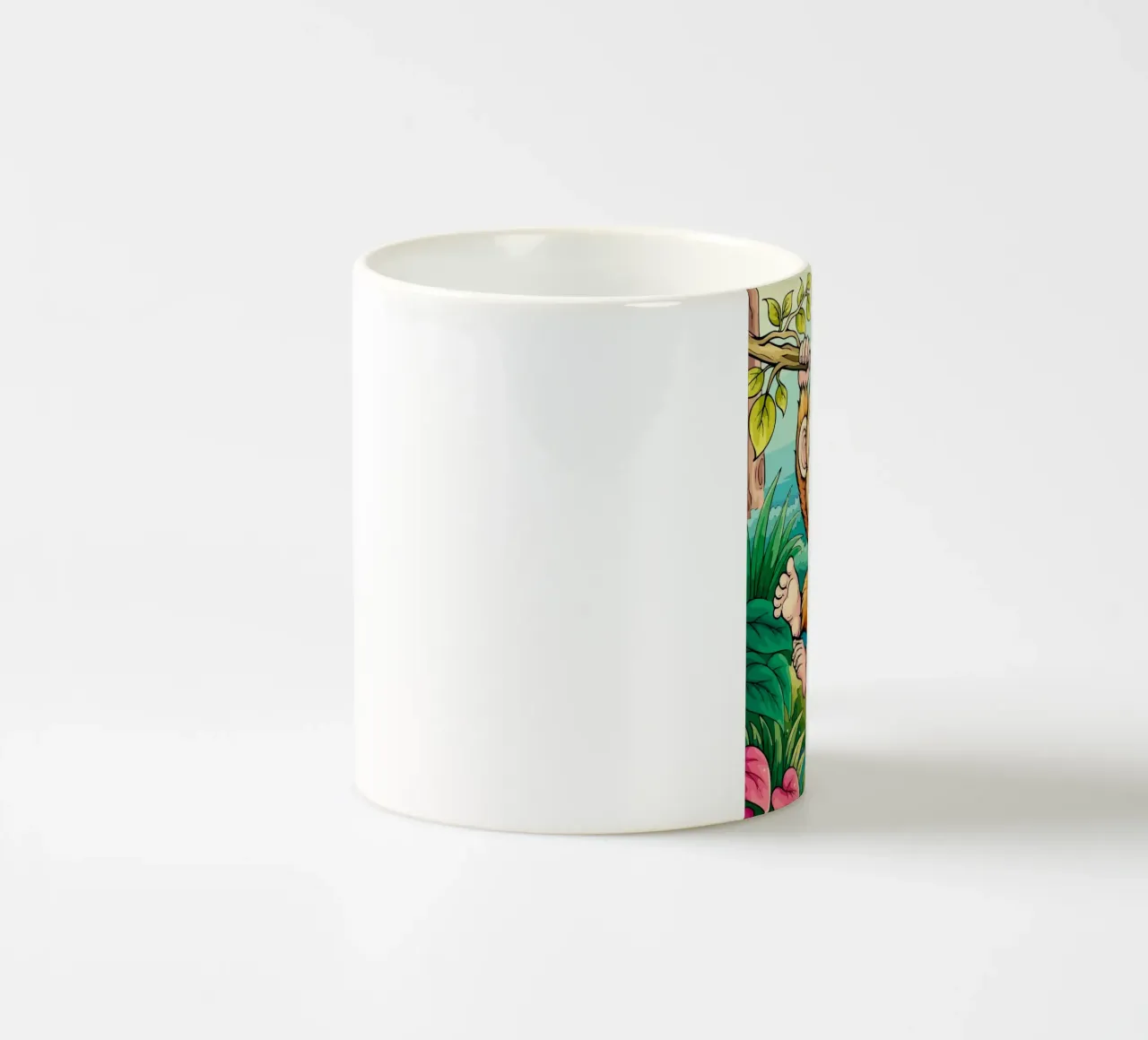 Monkey tazza in ceramica da Dumery Art